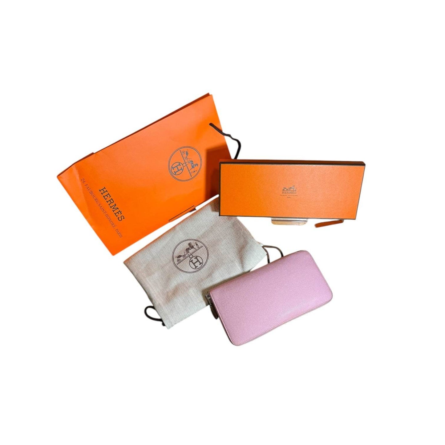 Hermes AZAP Wallet EPSOM Silk Interior with COA - Luxbrandz