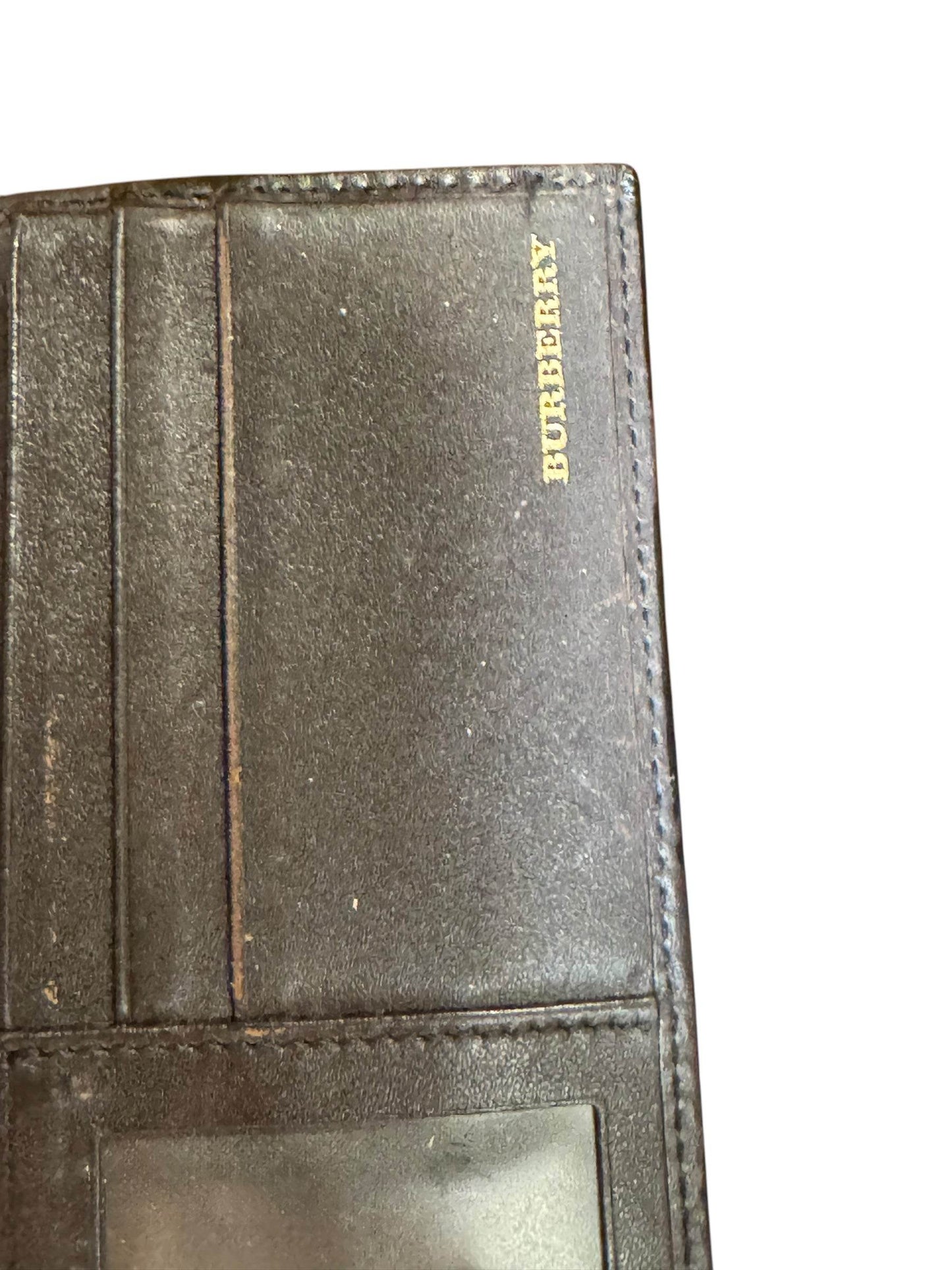 BURBERRY Haymarket Check Coated Canvas Long Continental Wallet - Luxbrandz