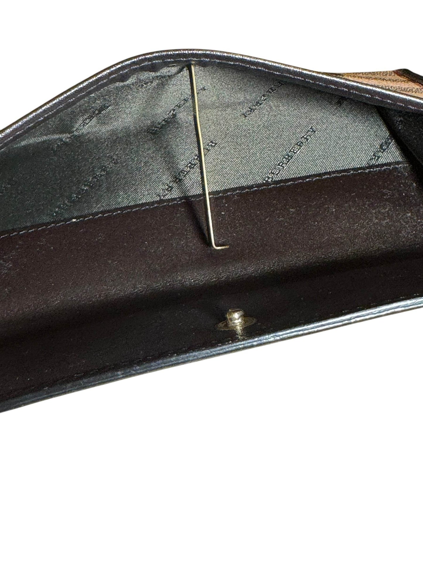 BURBERRY Haymarket Check Coated Canvas Long Continental Wallet - Luxbrandz