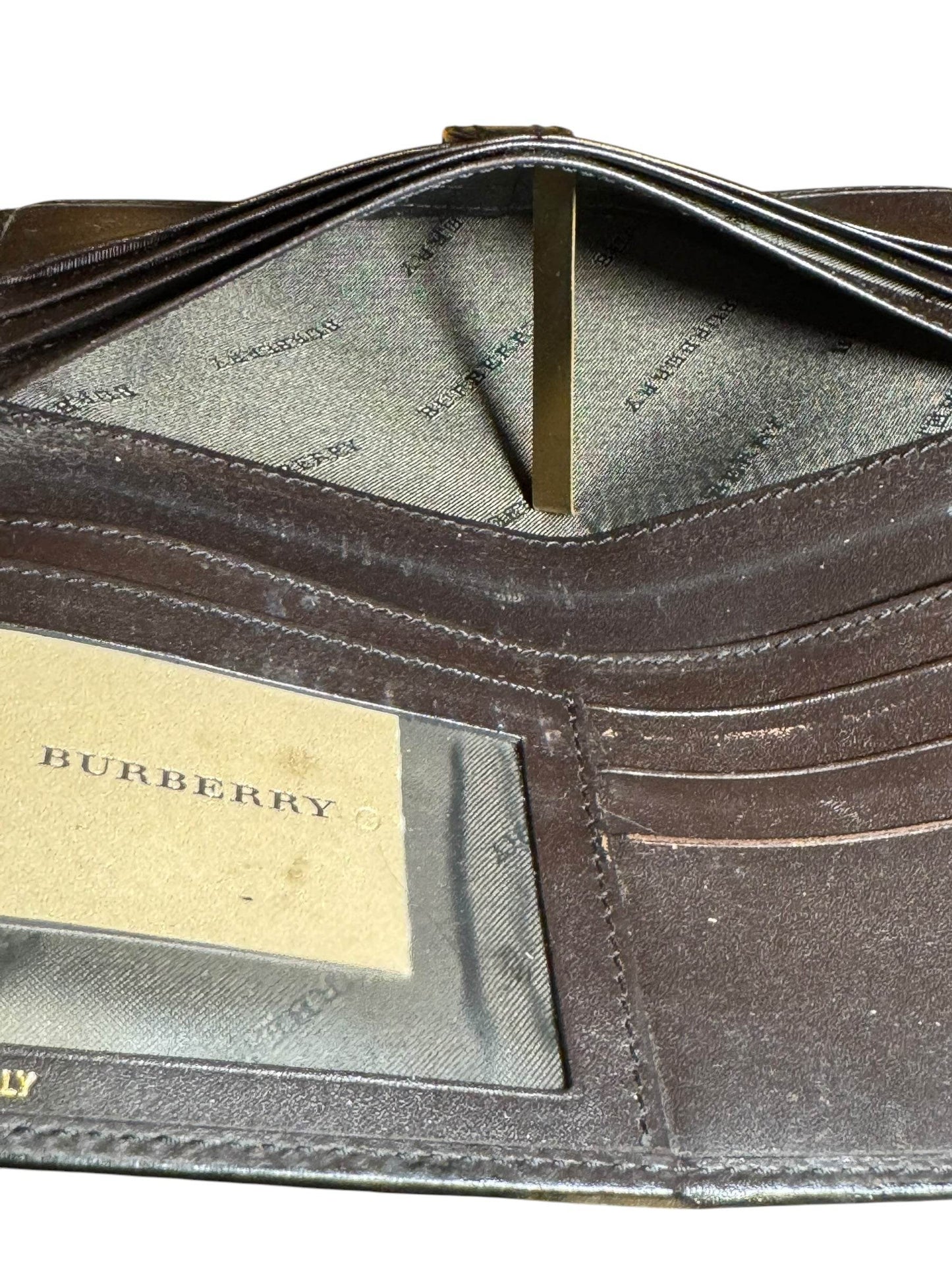 BURBERRY Haymarket Check Coated Canvas Long Continental Wallet - Luxbrandz