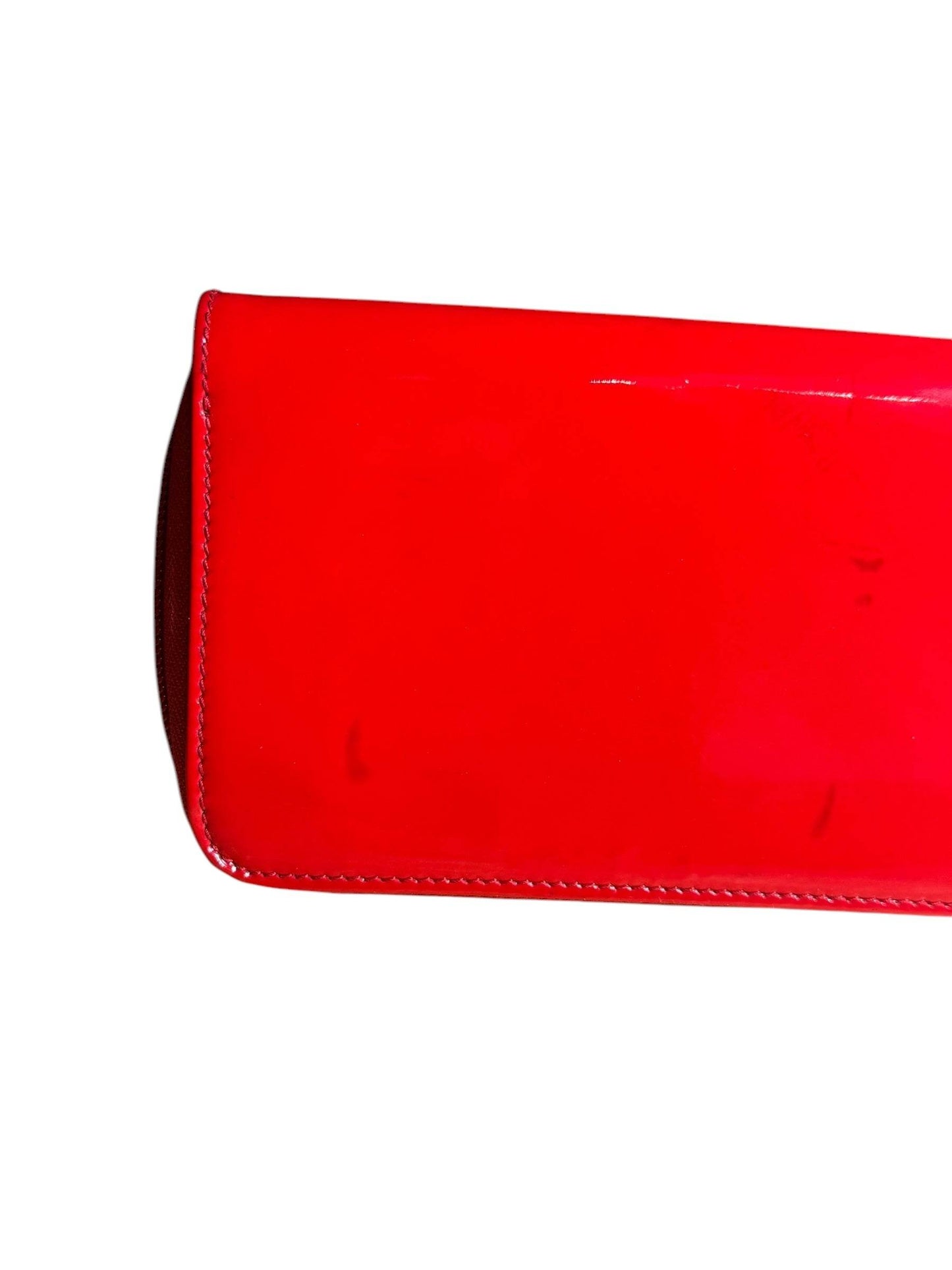 SALVATORE FERRAGAMO GINNY RED BOW PATENT LEATHER HANDBAG WITH SILVER CHAIN STRAP - Luxbrandz