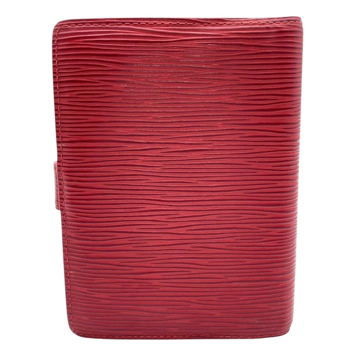 Louis EPI Leather Agenda PM in Red Color in Excellent Condition - Luxbrandz