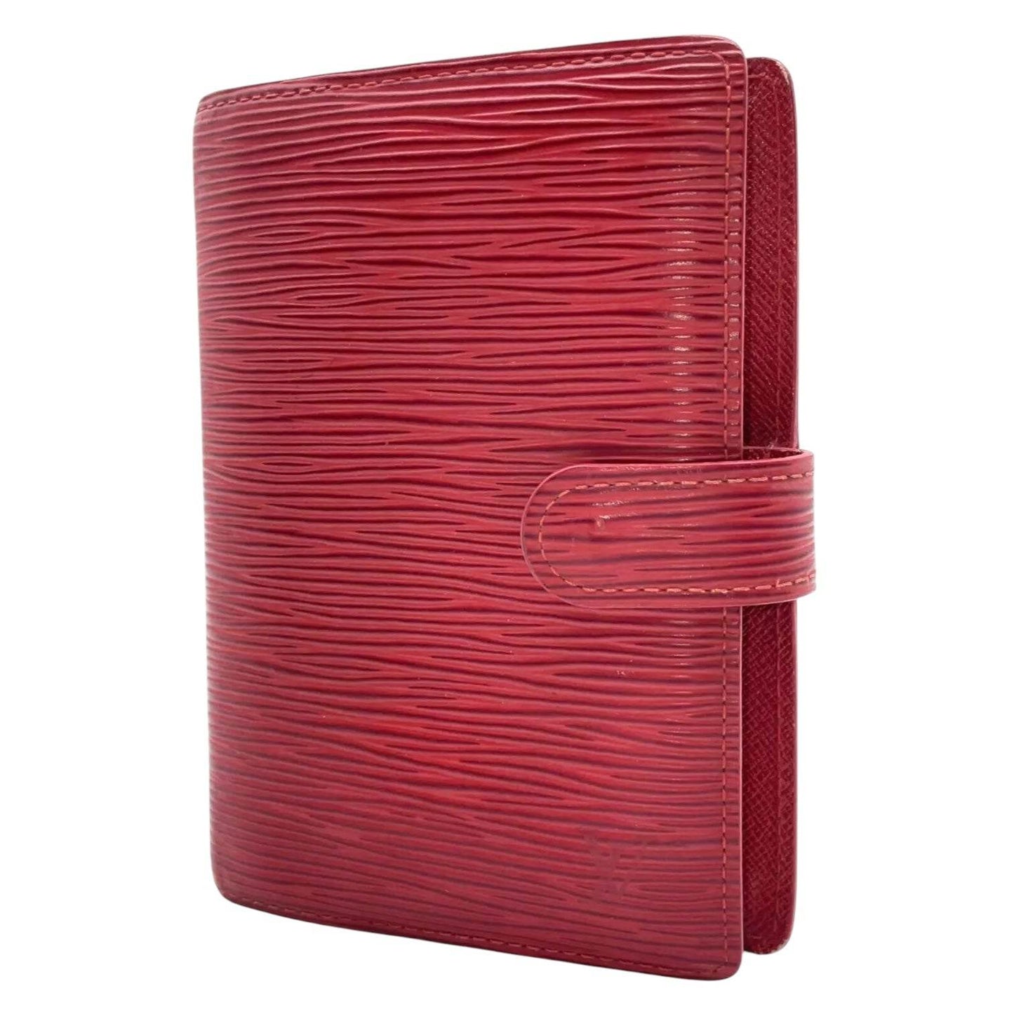 Louis EPI Leather Agenda PM in Red Color in Excellent Condition - Luxbrandz