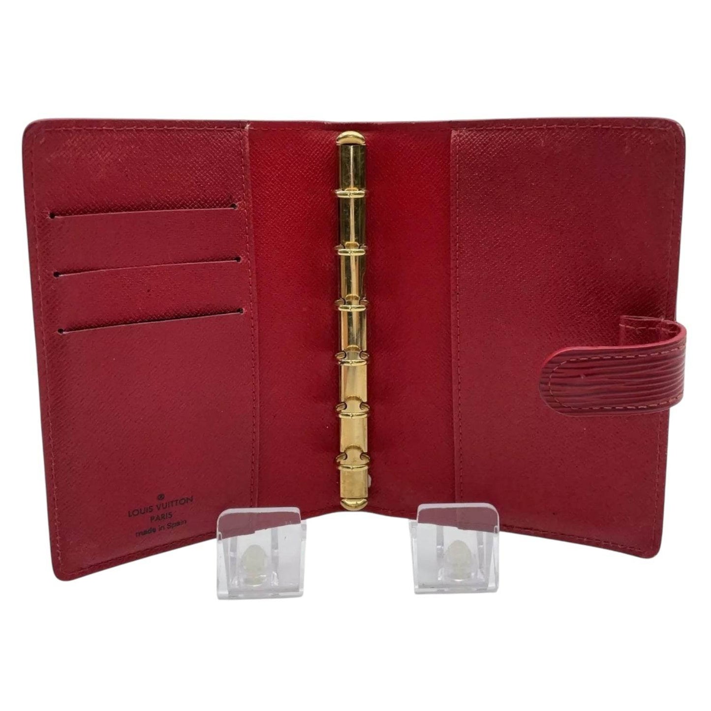 Louis EPI Leather Agenda PM in Red Color in Excellent Condition - Luxbrandz