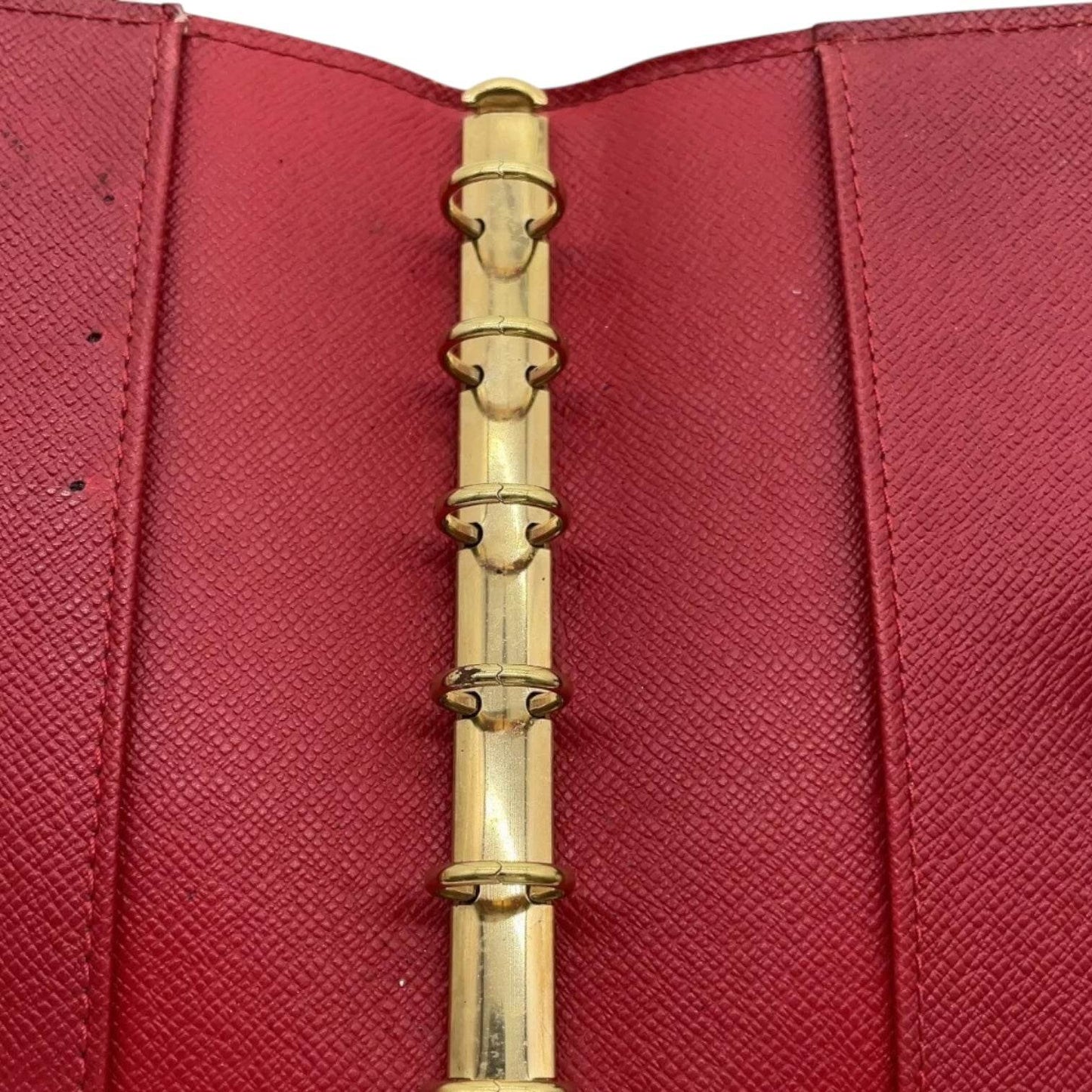 Louis EPI Leather Agenda PM in Red Color in Excellent Condition - Luxbrandz