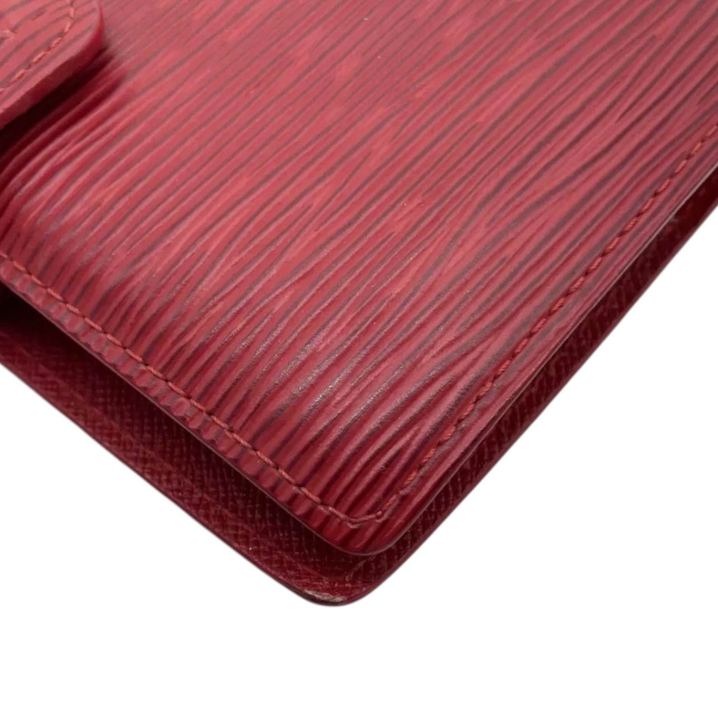 Louis EPI Leather Agenda PM in Red Color in Excellent Condition - Luxbrandz