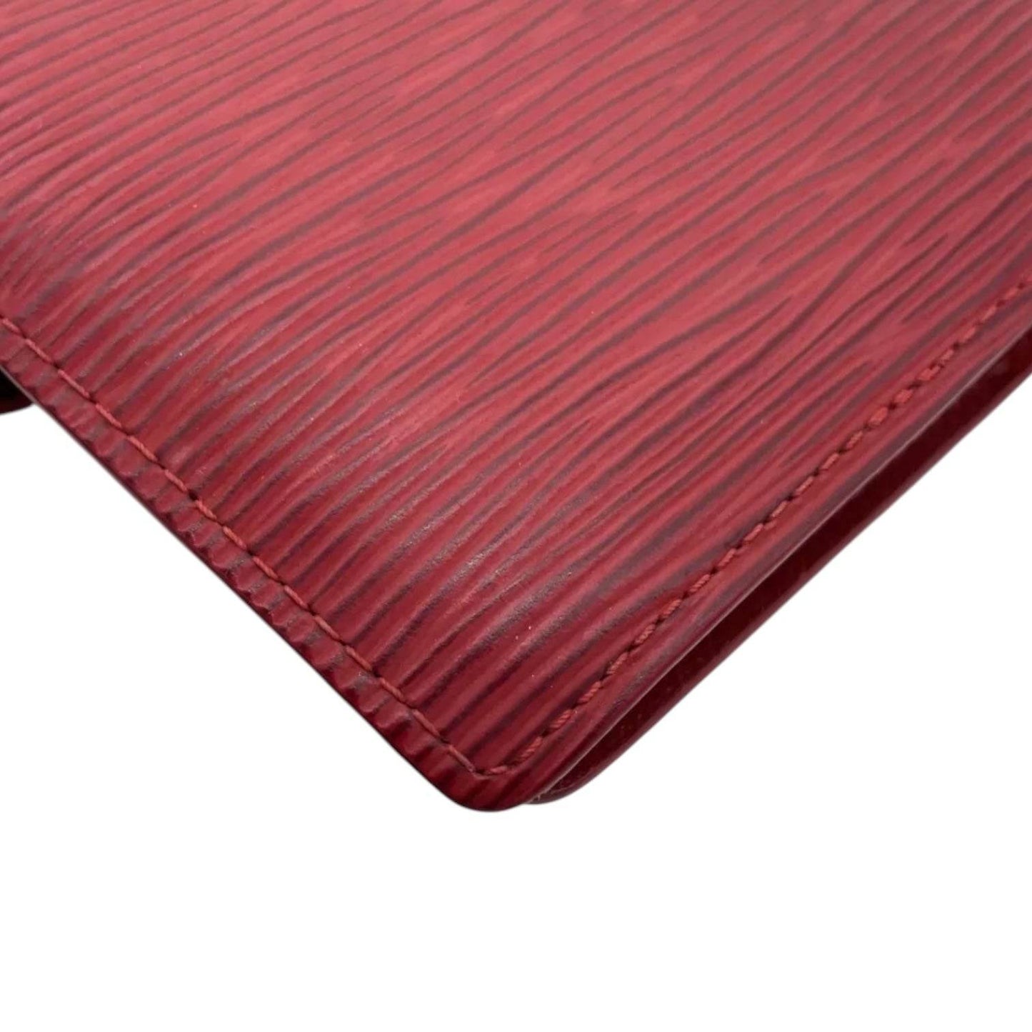 Louis EPI Leather Agenda PM in Red Color in Excellent Condition - Luxbrandz