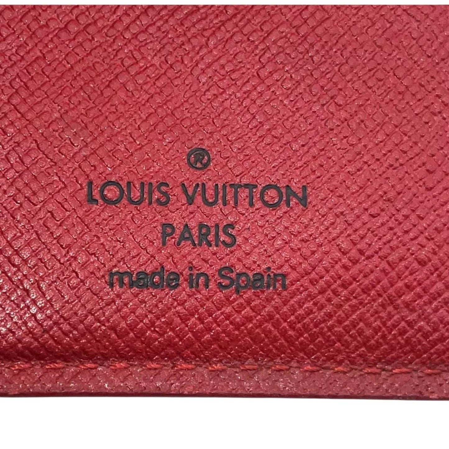Louis EPI Leather Agenda PM in Red Color in Excellent Condition - Luxbrandz