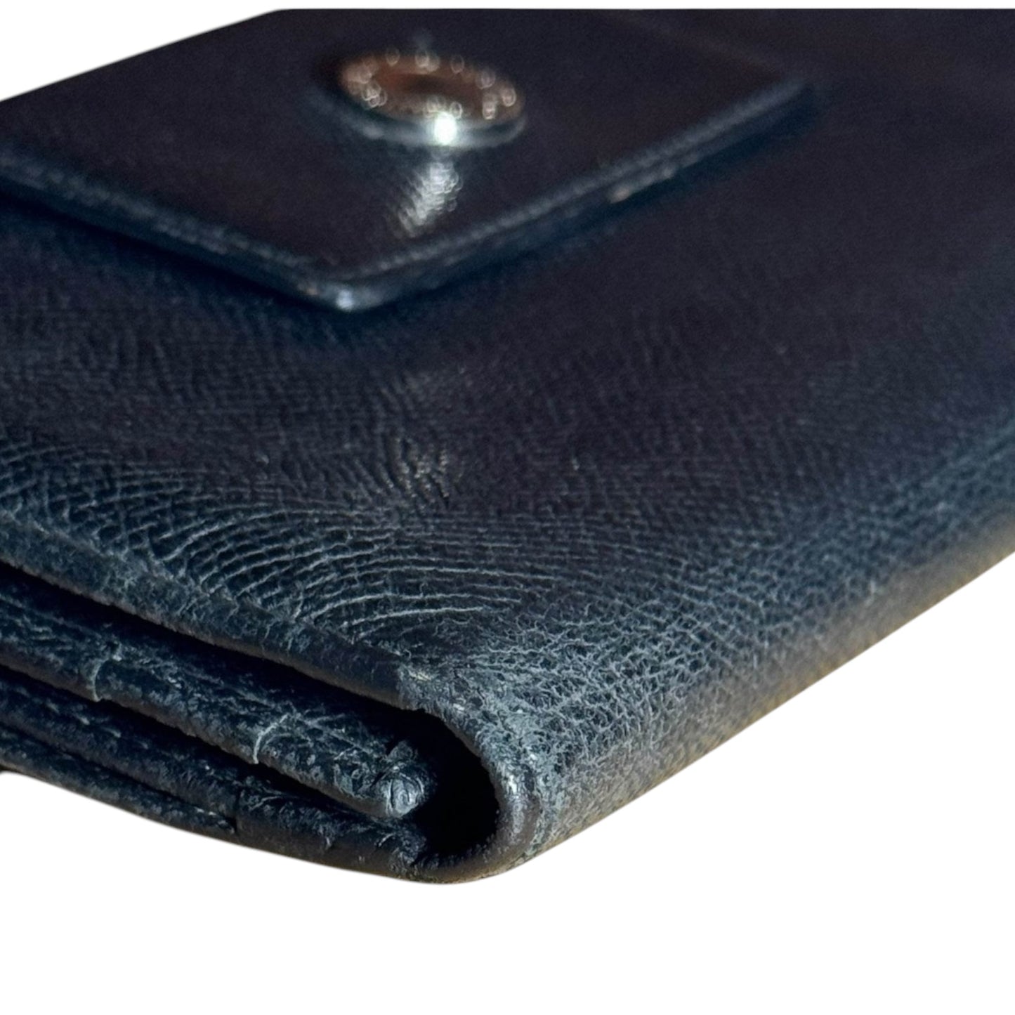Bvlgari Black Leather Long Bifold Wallet in NWOT mint condition.
