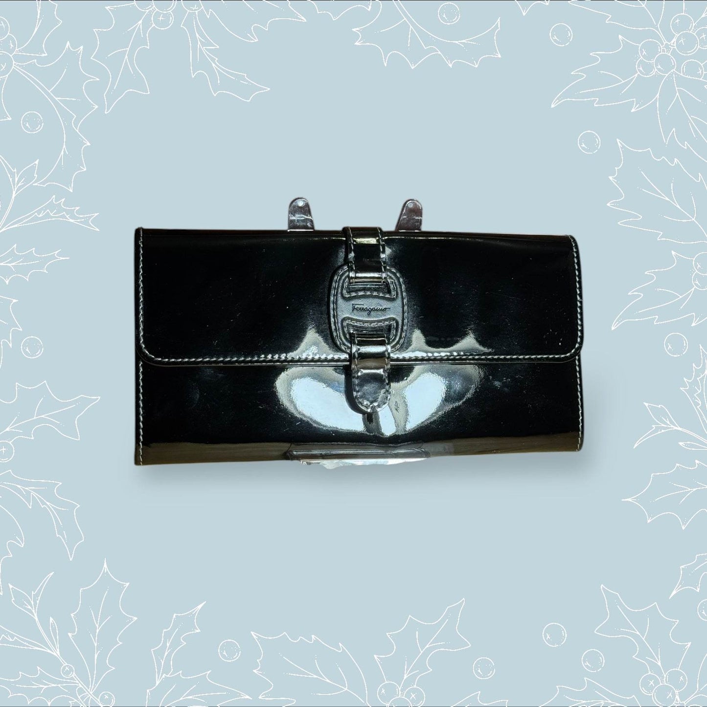 Ferragamo Vara Bow Continental Wall - Luxbrandz