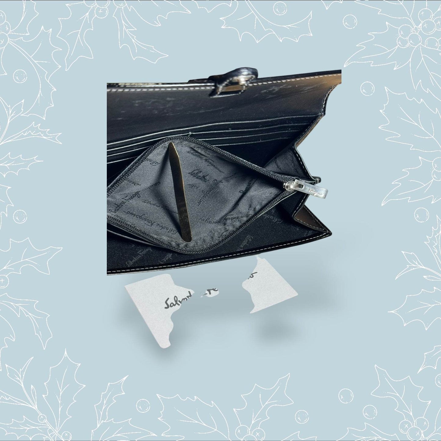 Ferragamo Vara Bow Continental Wall - Luxbrandz