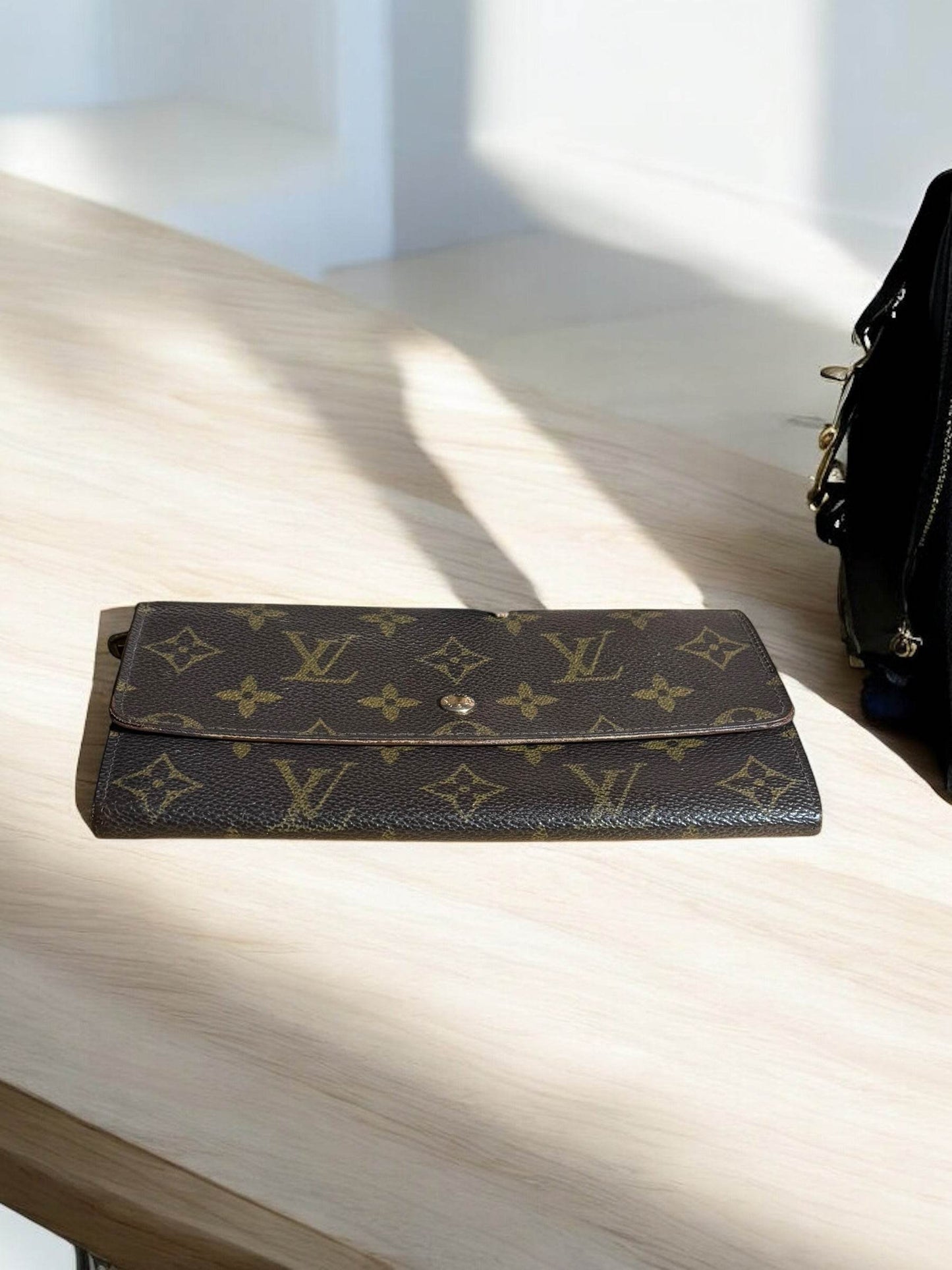 Louis Vuitton Monogram Portefeuille Sarah M61734 Long Wallet 103228 - Luxbrandz