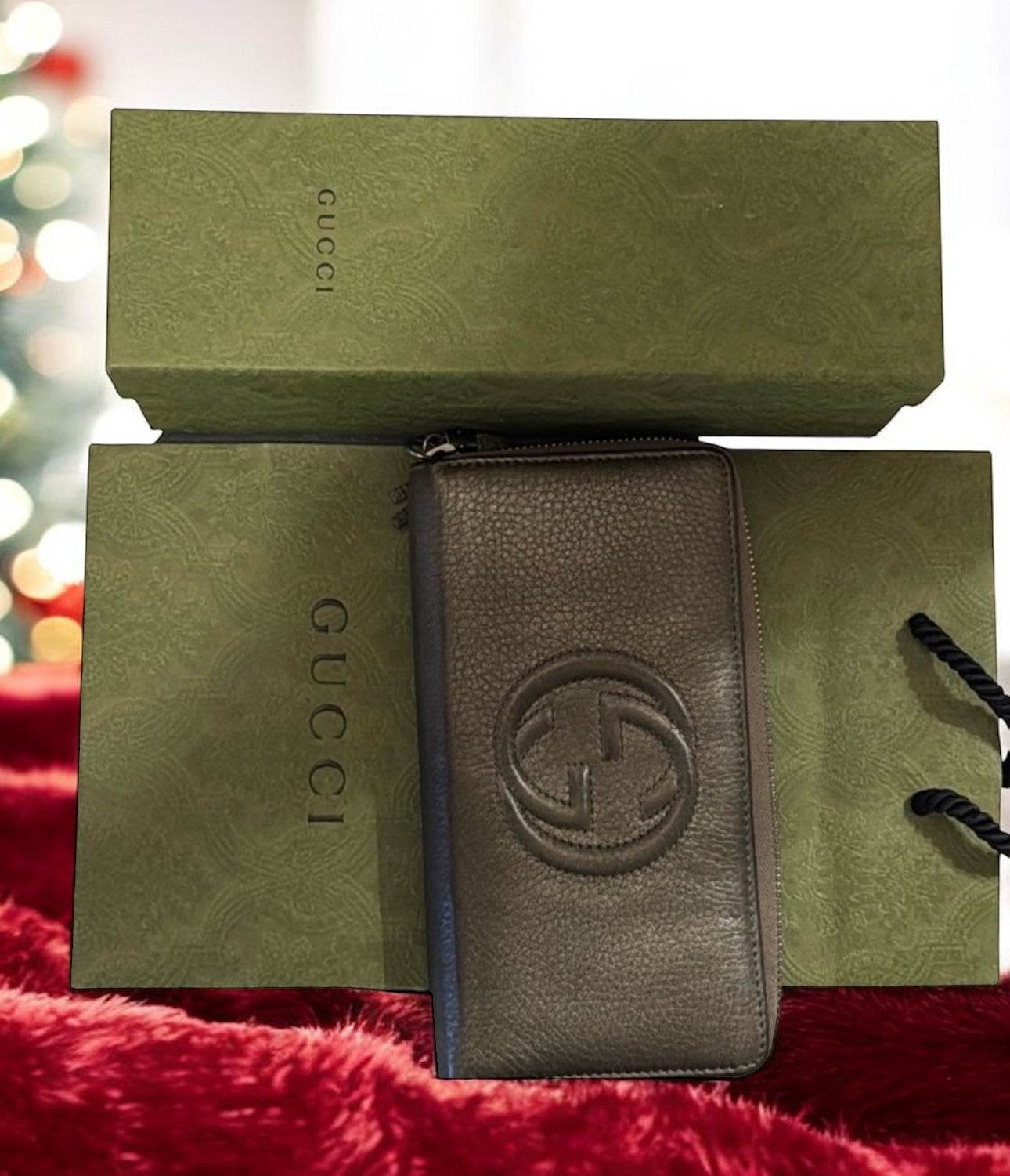 GUCCI WALLET CONTINENTAL ZIP AROUND IN MINT CONDITION - Luxbrandz