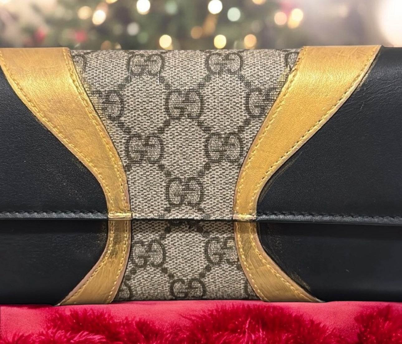 GUCCI GG PATTERN WALLET IN MINT CONDITION AUTHENTIC NWOT - Luxbrandz
