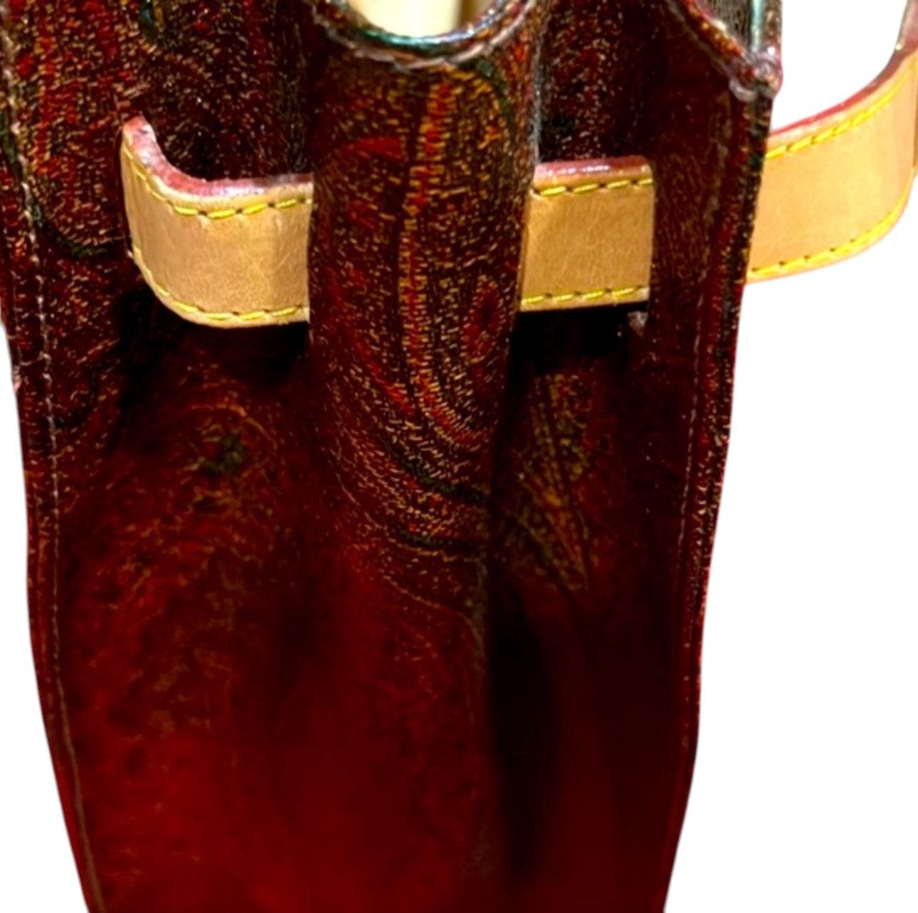 ETRO Classic paisely Kelly Leathey bag shoulder style with matching wallet. - Luxbrandz