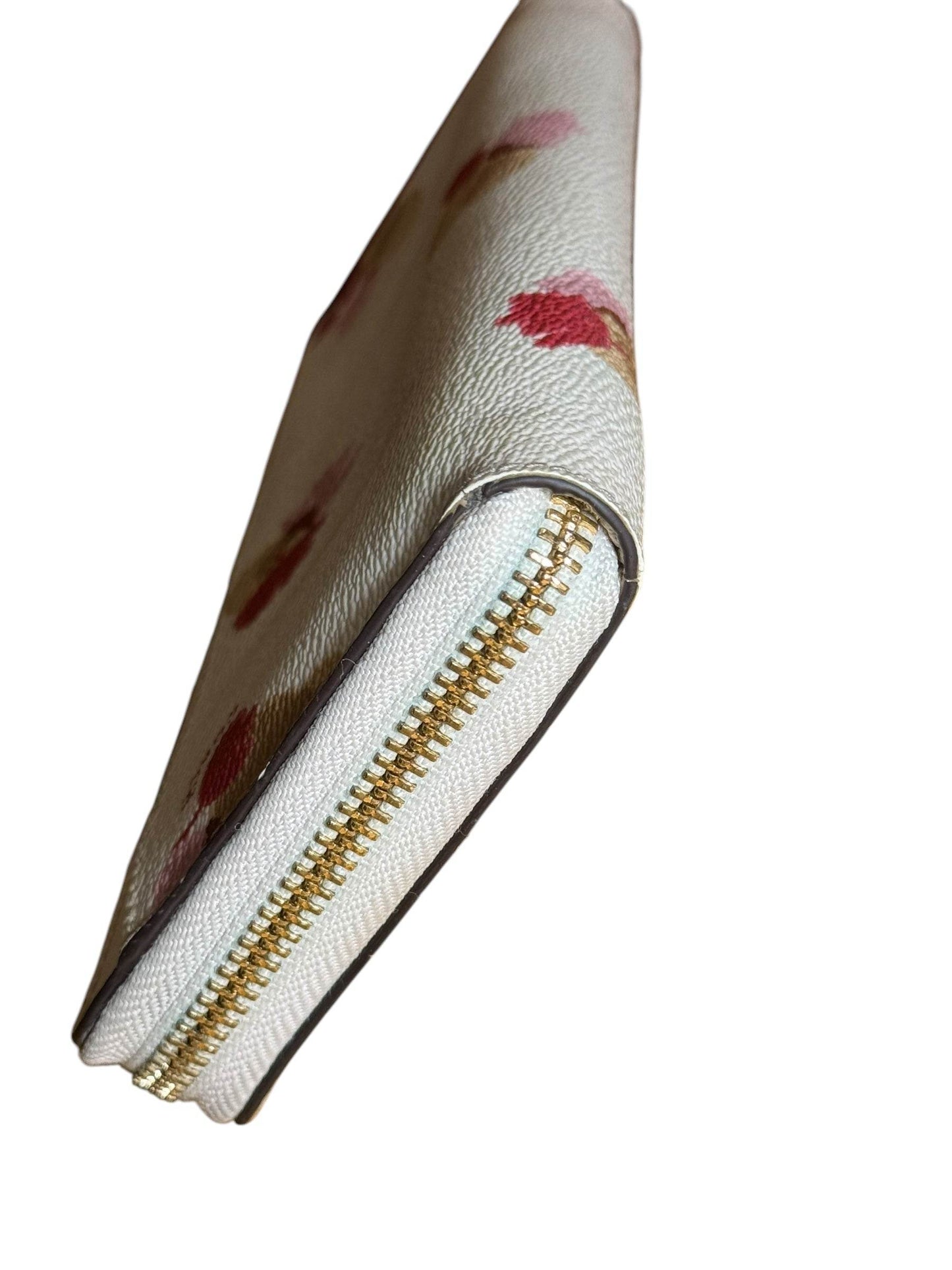 Coach Limiteded Edition continental zip around wallet With Pop Floral Print - Luxbrandz