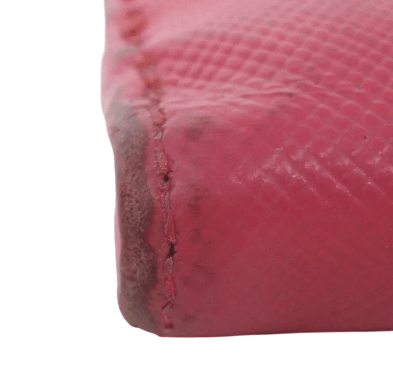 PRADA VITELLO MOVE PINK LEATHER LOGO PLAQUE SMALL TRIFOLD WALLET. - Luxbrandz