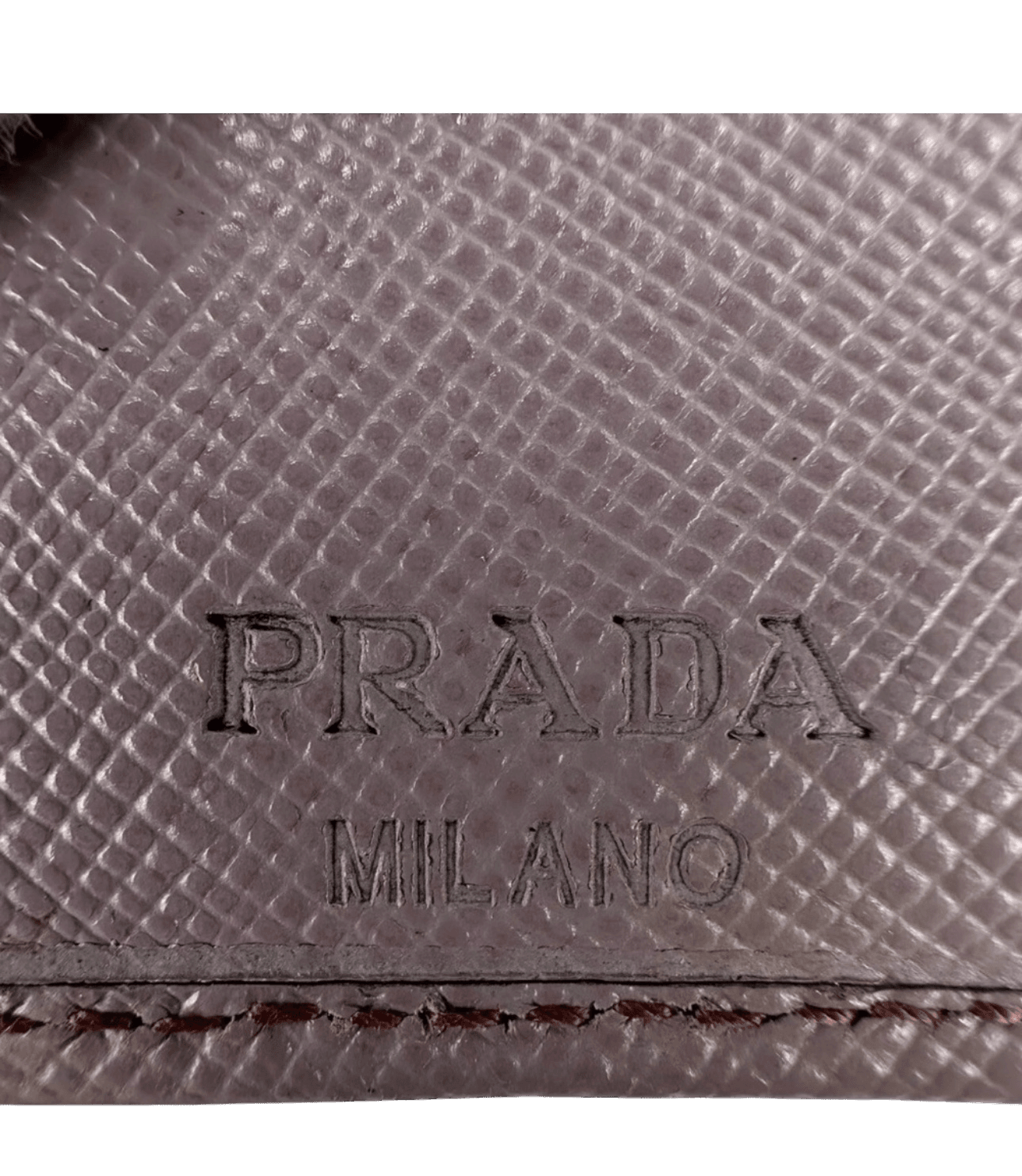 PRADA fold leather wallet purple authent - Luxbrandz
