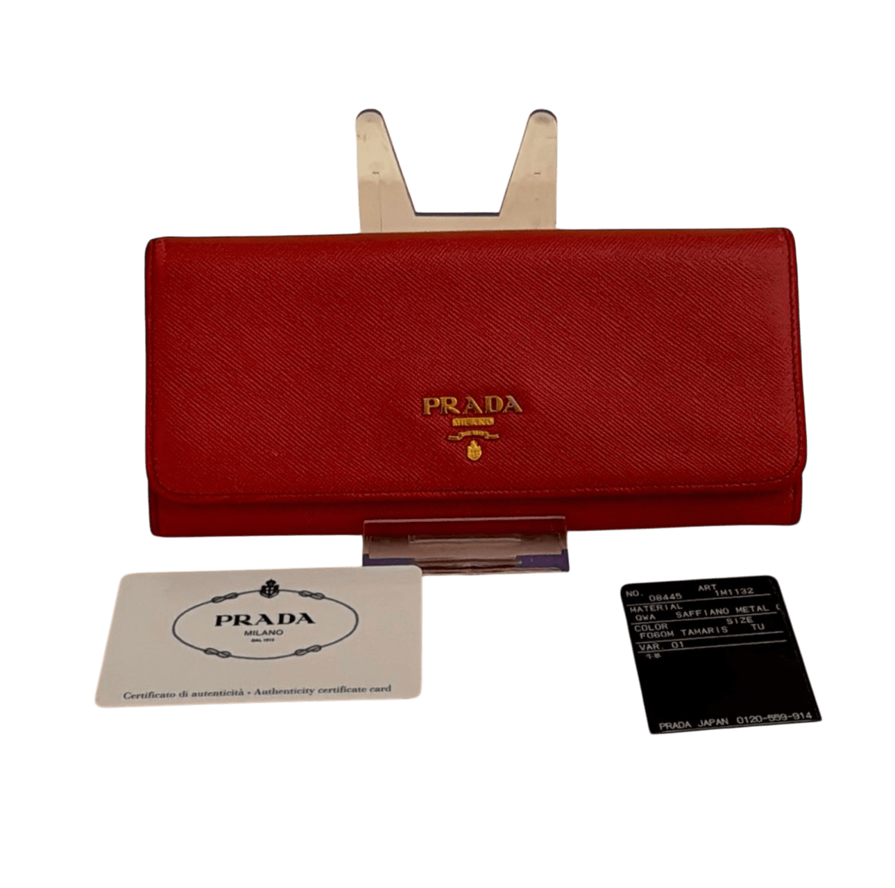 PRADA LONG WALLET IN LIGHT PINK COLOR BRAND NEW NWOT - Luxbrandz