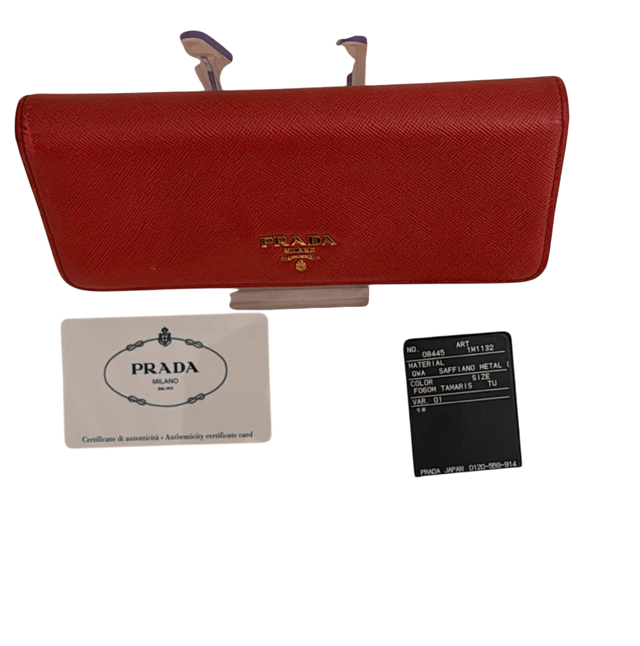 PRADA LONG WALLET IN LIGHT PINK COLOR BRAND NEW NWOT - Luxbrandz