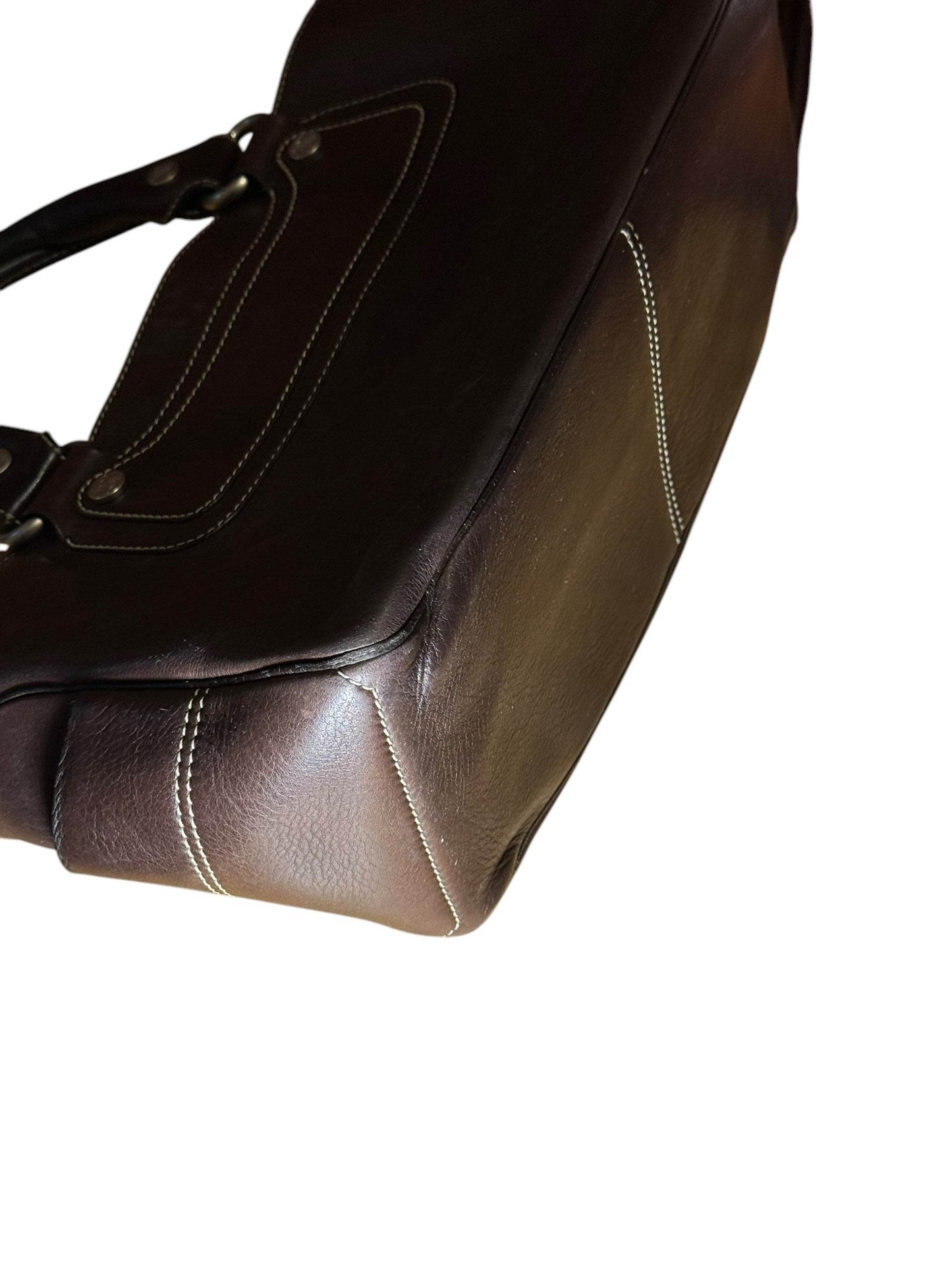 Celine Boogie Bag in soft brown leather in excellent used condition. - Luxbrandz