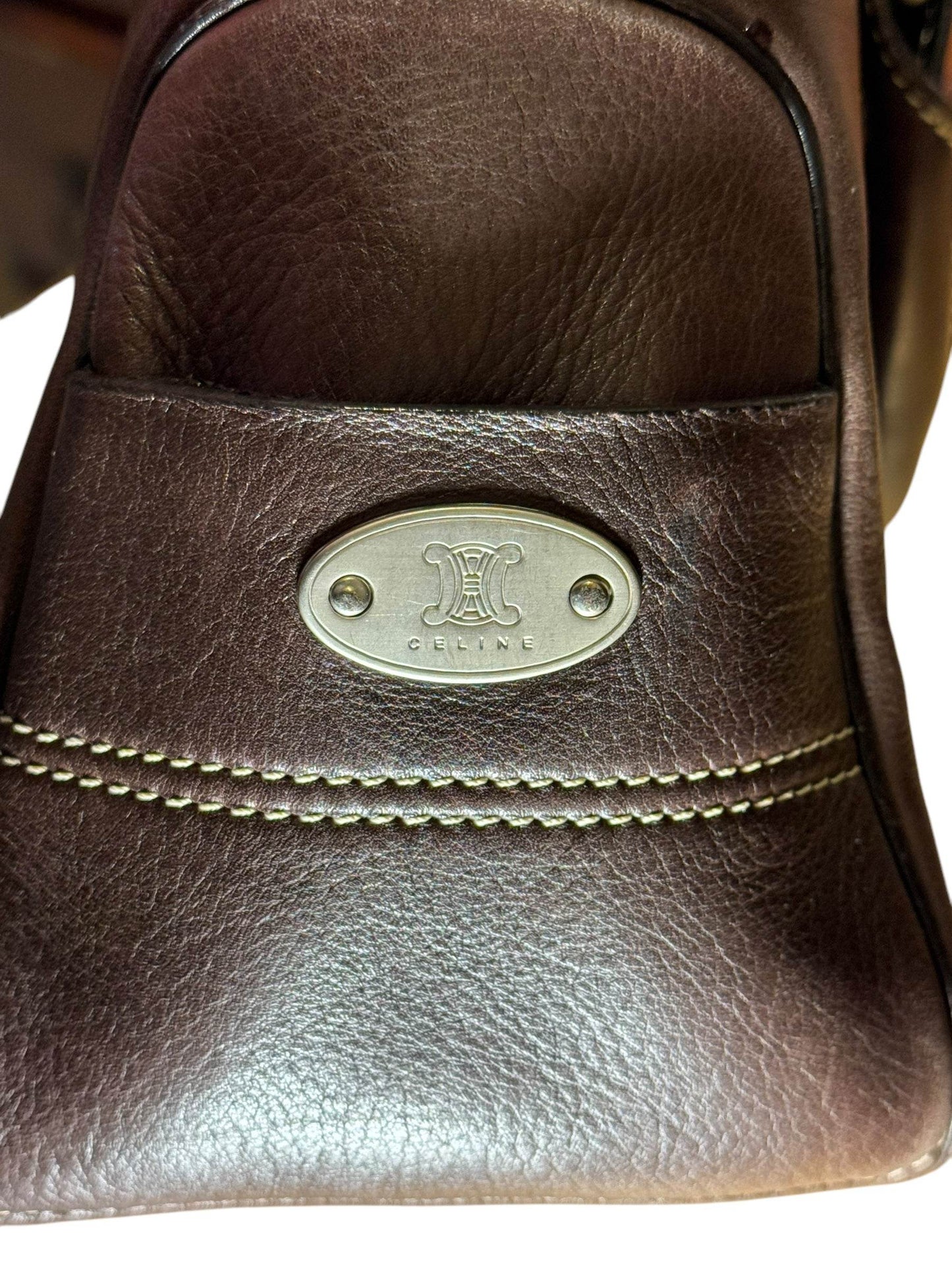 Celine Boogie Bag in soft brown leather in excellent used condition. - Luxbrandz