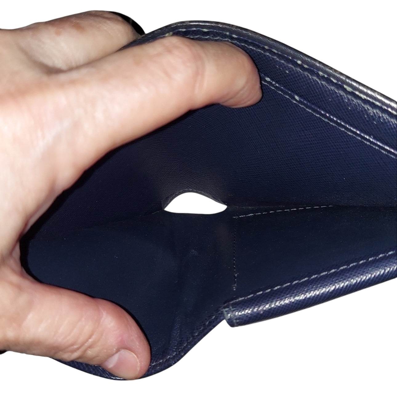 Louis Vuitton Monogram mini wallet in navy - Luxbrandz