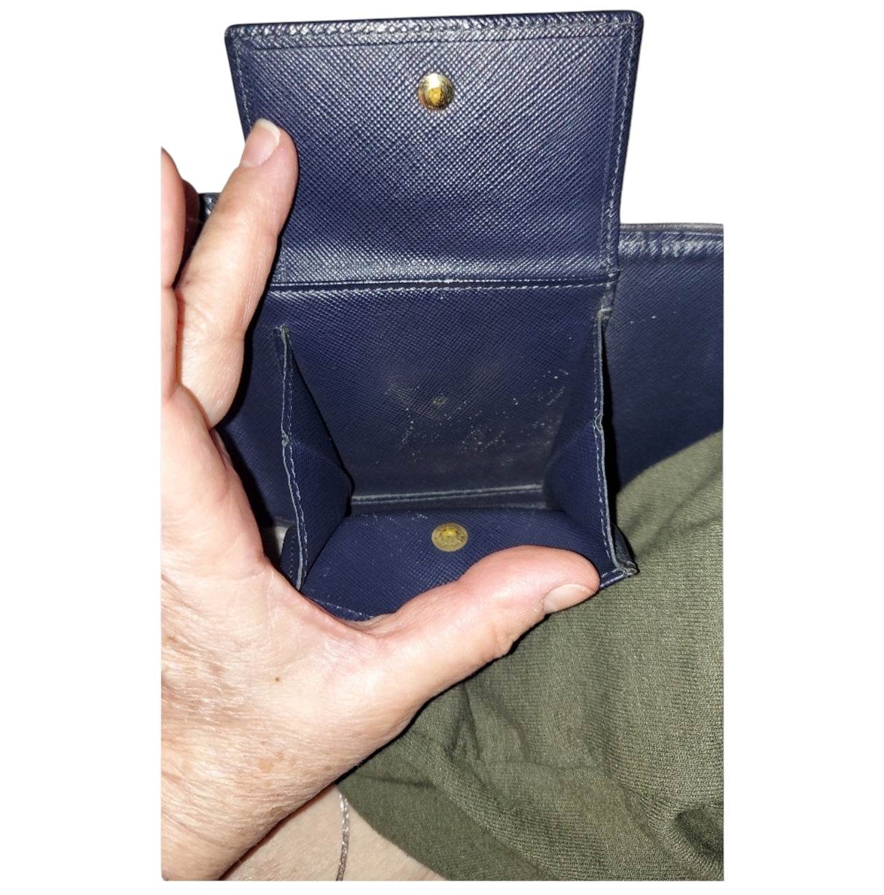 Louis Vuitton Monogram mini wallet in navy - Luxbrandz