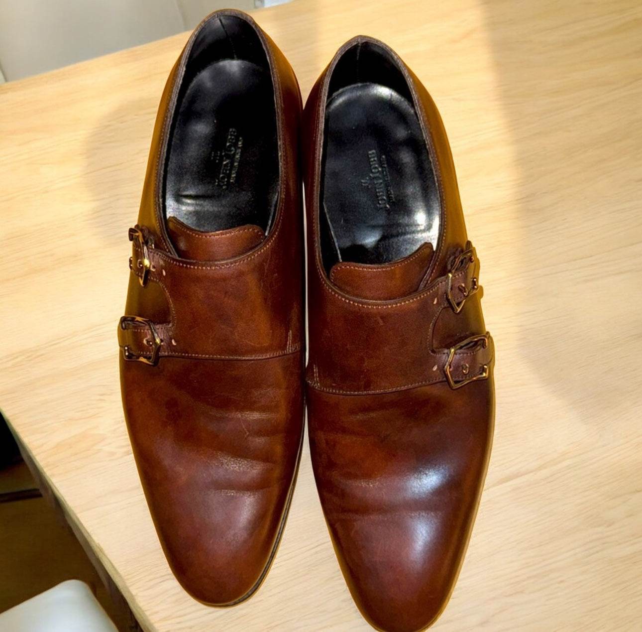 John Lobb Lawry Chelsea Double Monk Strap Shoes in mint condition - Luxbrandz