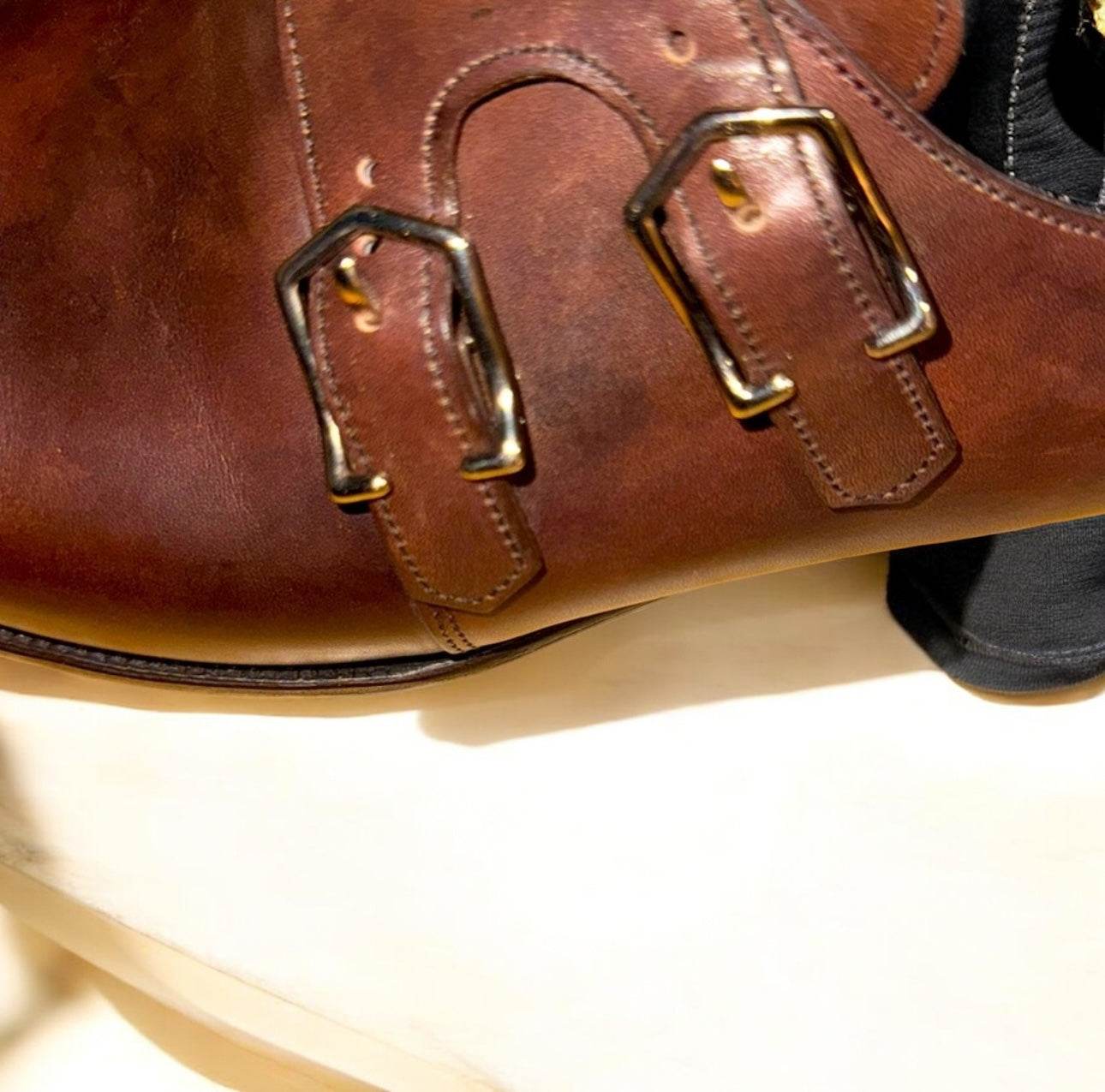 John Lobb Lawry Chelsea Double Monk Strap Shoes in mint condition - Luxbrandz