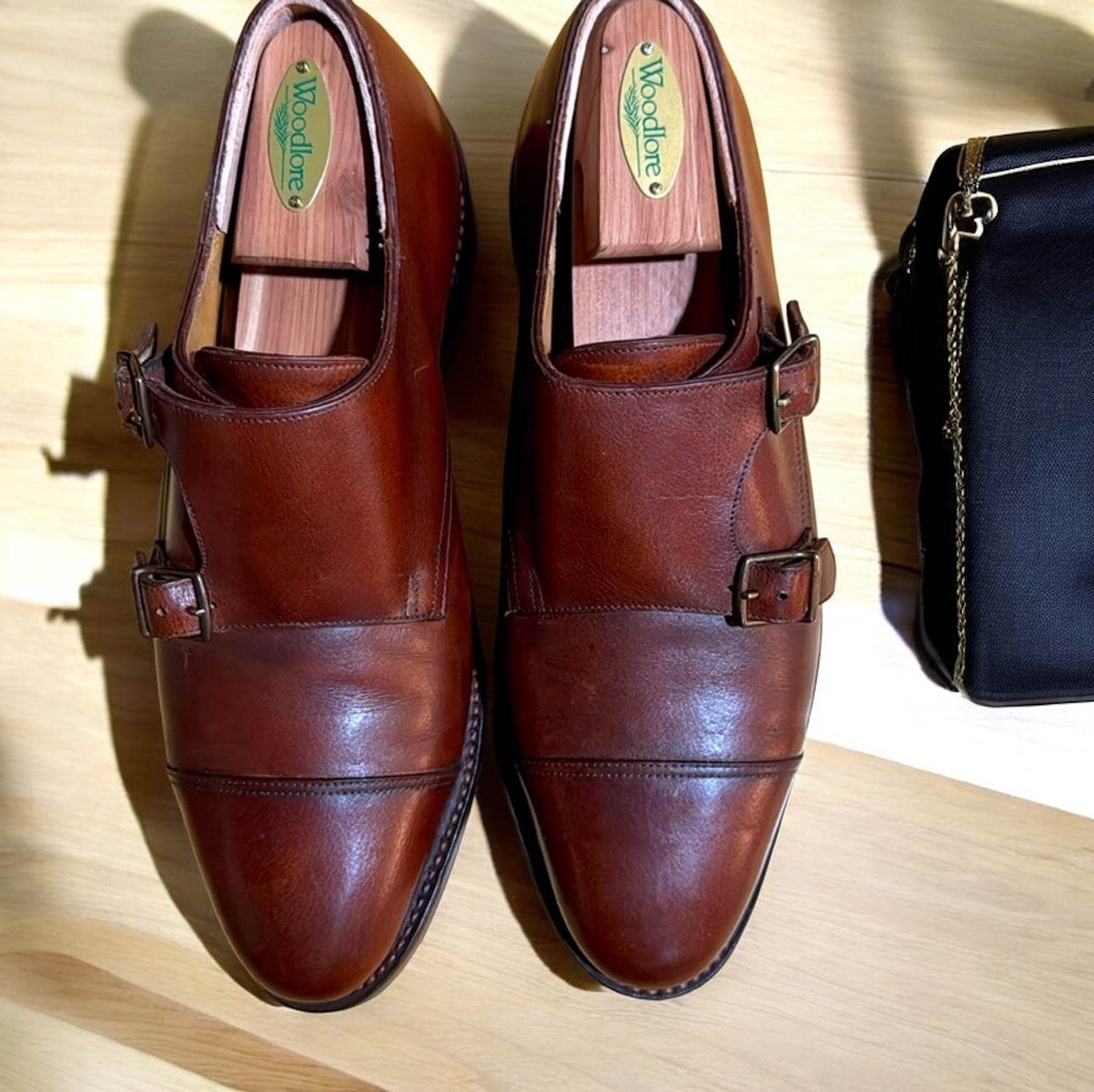John Lobb Williams Street Series Double Monk Strap Shoes in mint condition retails $3000 plus - Luxbrandz