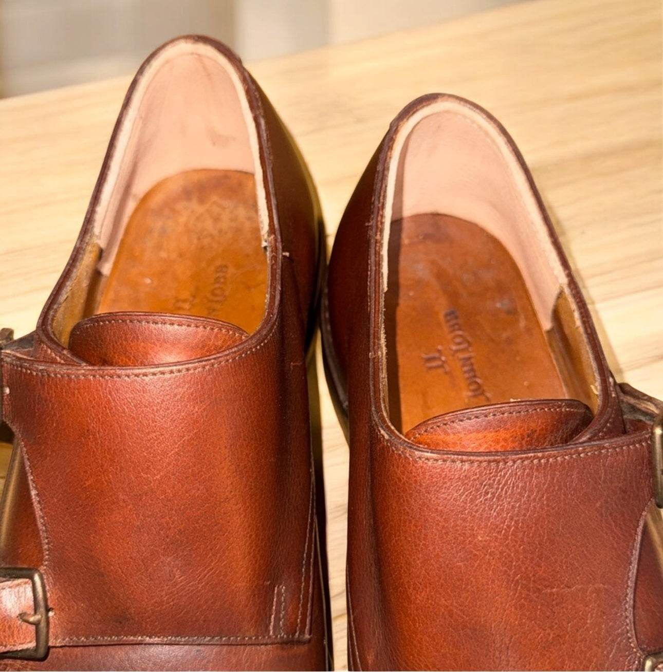John Lobb Williams Street Series Double Monk Strap Shoes in mint condition retails $3000 plus - Luxbrandz