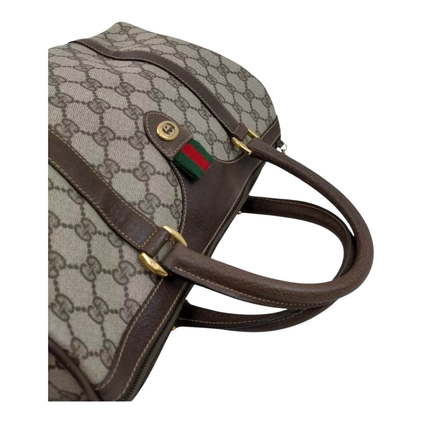 Gucci GG Supreme Monogram Boston Bag in mint condition Authentic - Luxbrandz