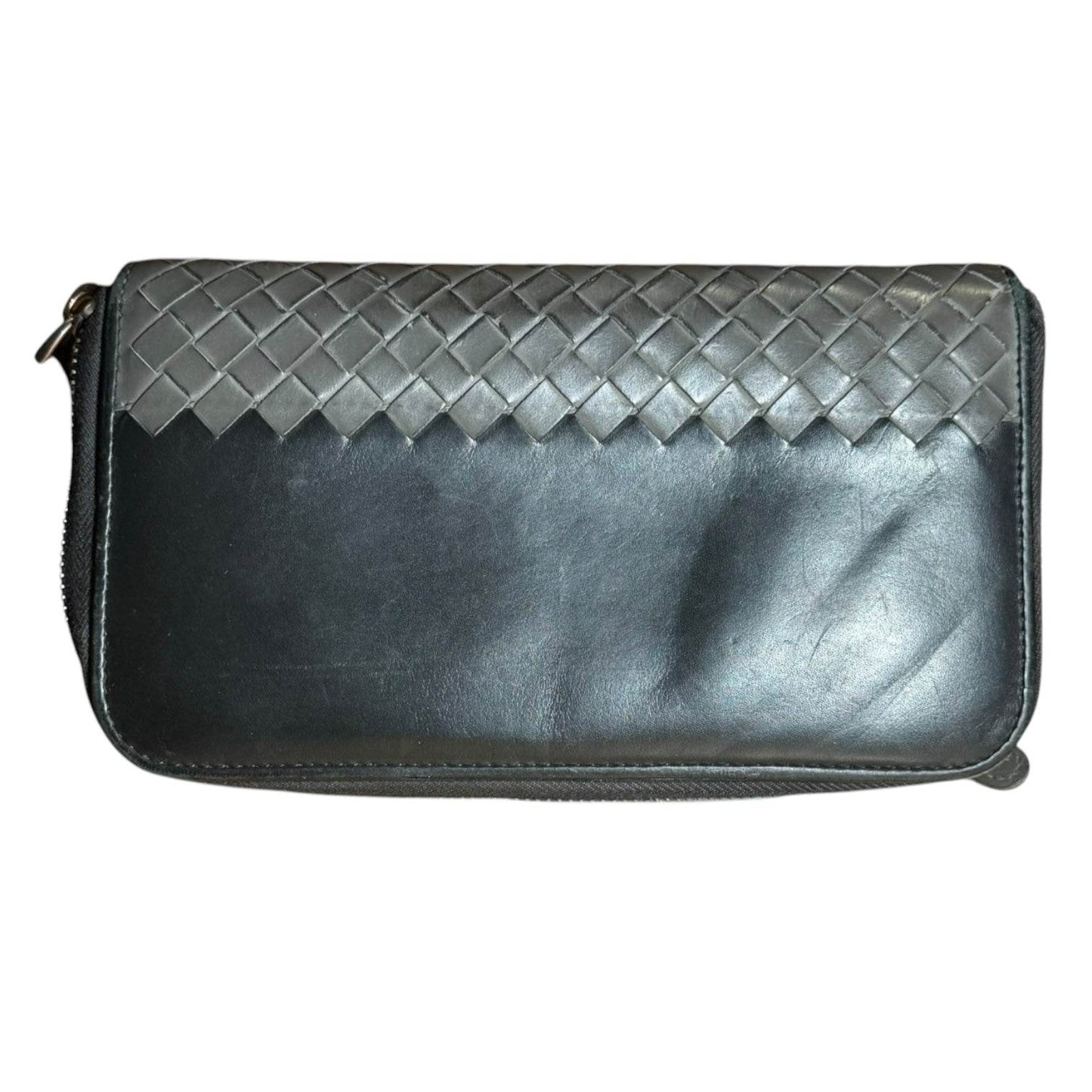Bottega Veneta Intrecciato Round Long Wallet in EUC NAPA Leather. - Luxbrandz