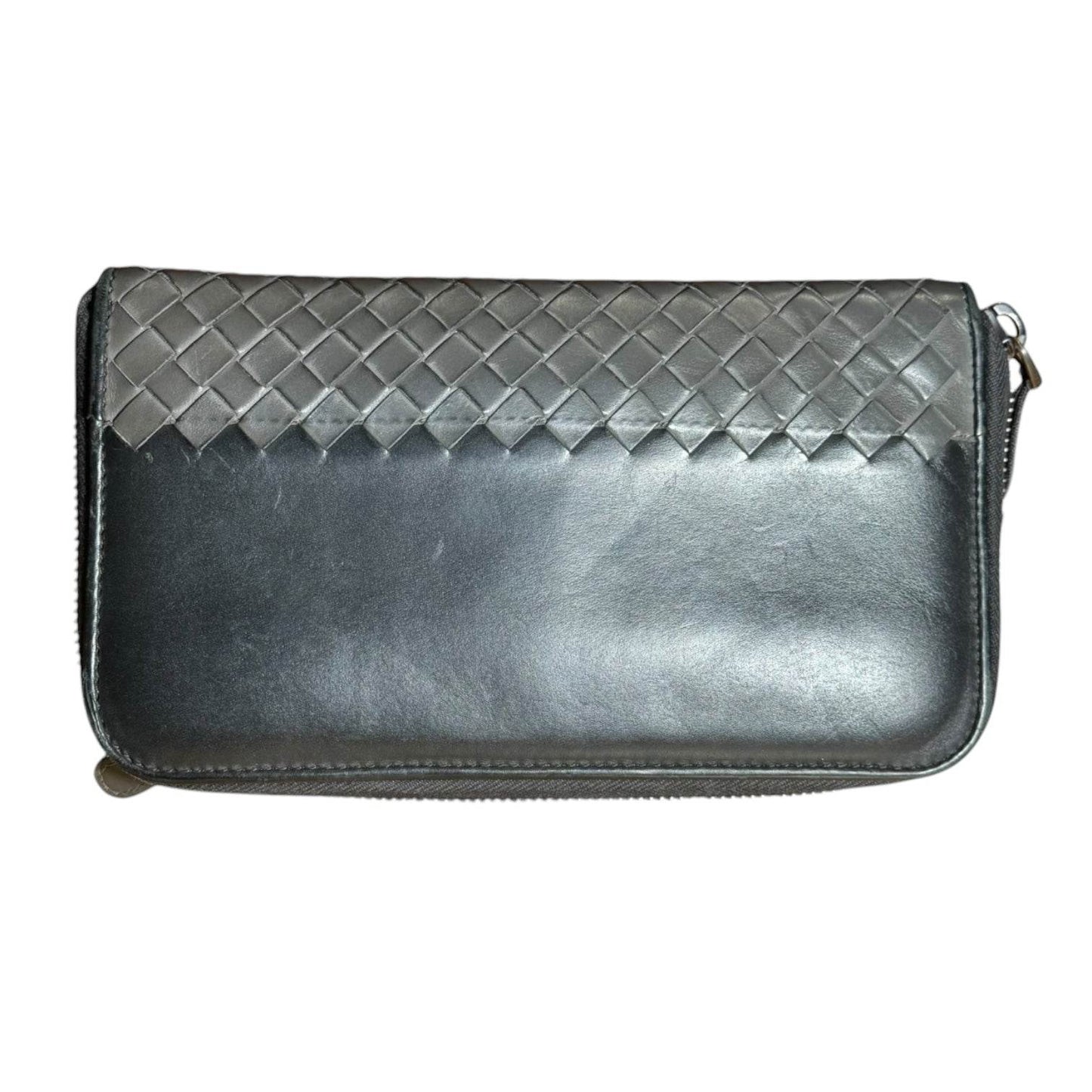 Bottega Veneta Intrecciato Round Long Wallet in EUC NAPA Leather. - Luxbrandz