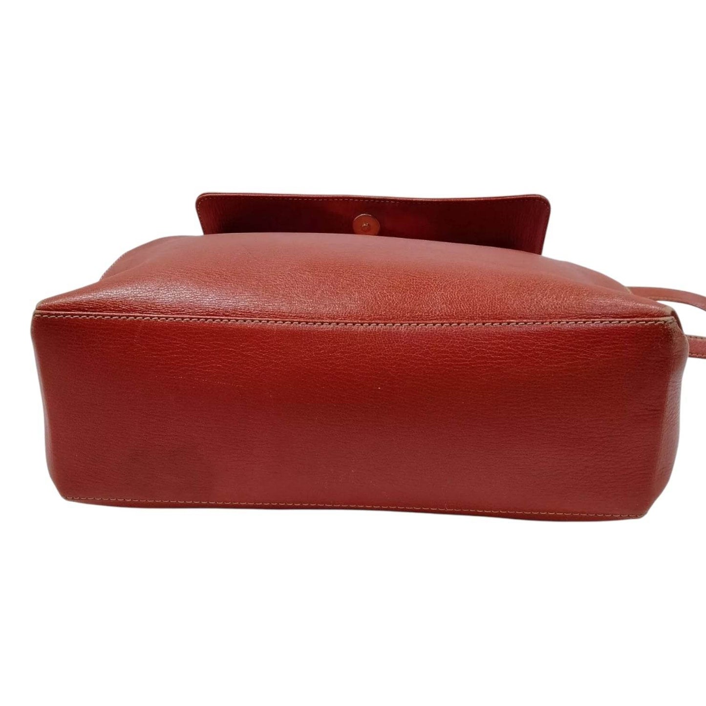 LOEWE Red Genuine Leather With Top Handle Crossbody / Shoulder Bag in excellent condition - Luxbrandz