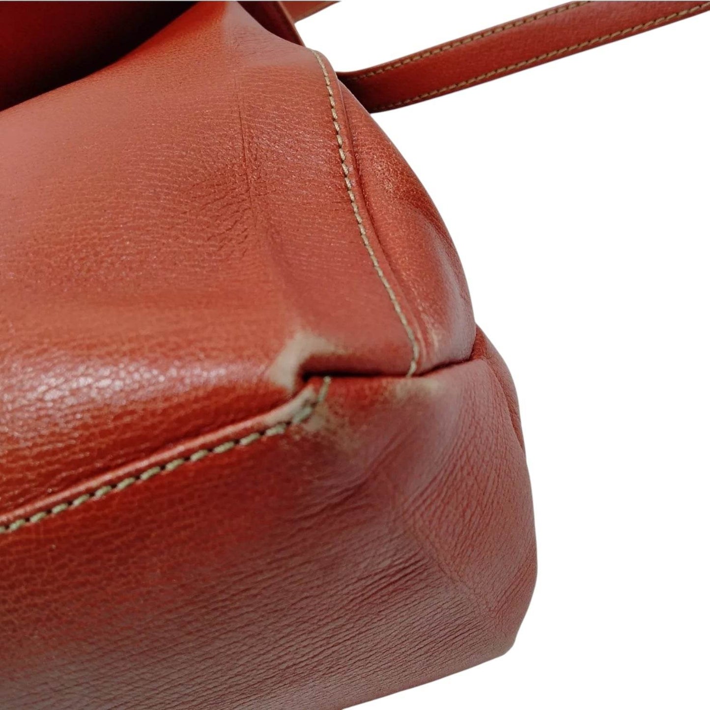 LOEWE Red Genuine Leather With Top Handle Crossbody / Shoulder Bag in excellent condition - Luxbrandz