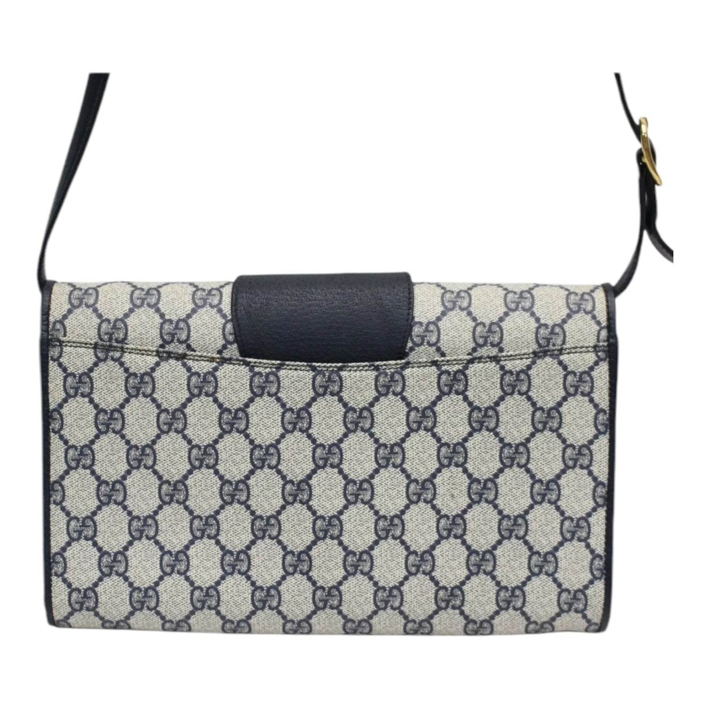 Gucci Gg Monogram Horsebit Crossbody Bag in mint condition - Luxbrandz