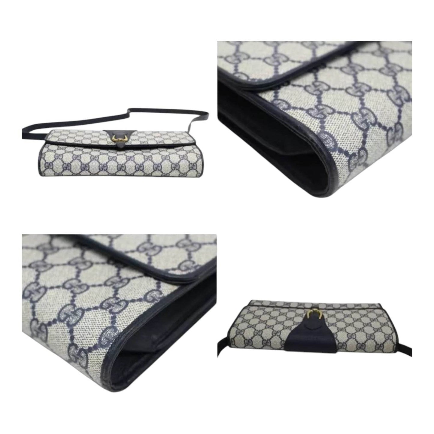 Gucci Gg Monogram Horsebit Crossbody Bag in mint condition - Luxbrandz