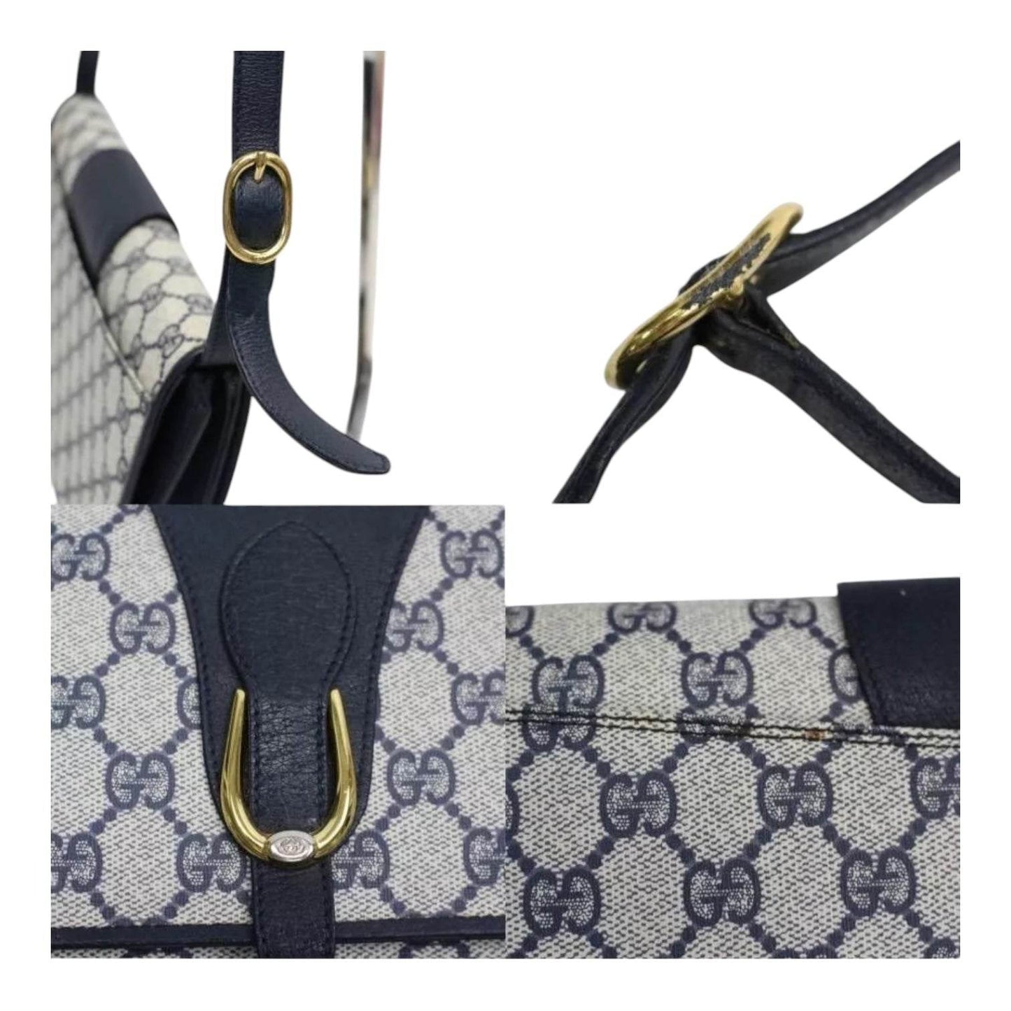 Gucci Gg Monogram Horsebit Crossbody Bag in mint condition - Luxbrandz