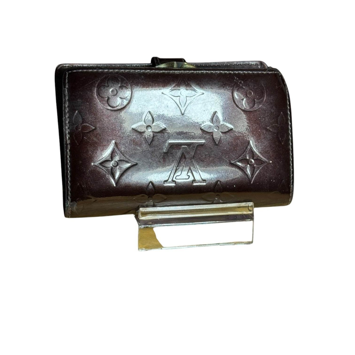 Louis Vuitton Vernice Red wallet in absolutely mint condition - Luxbrandz
