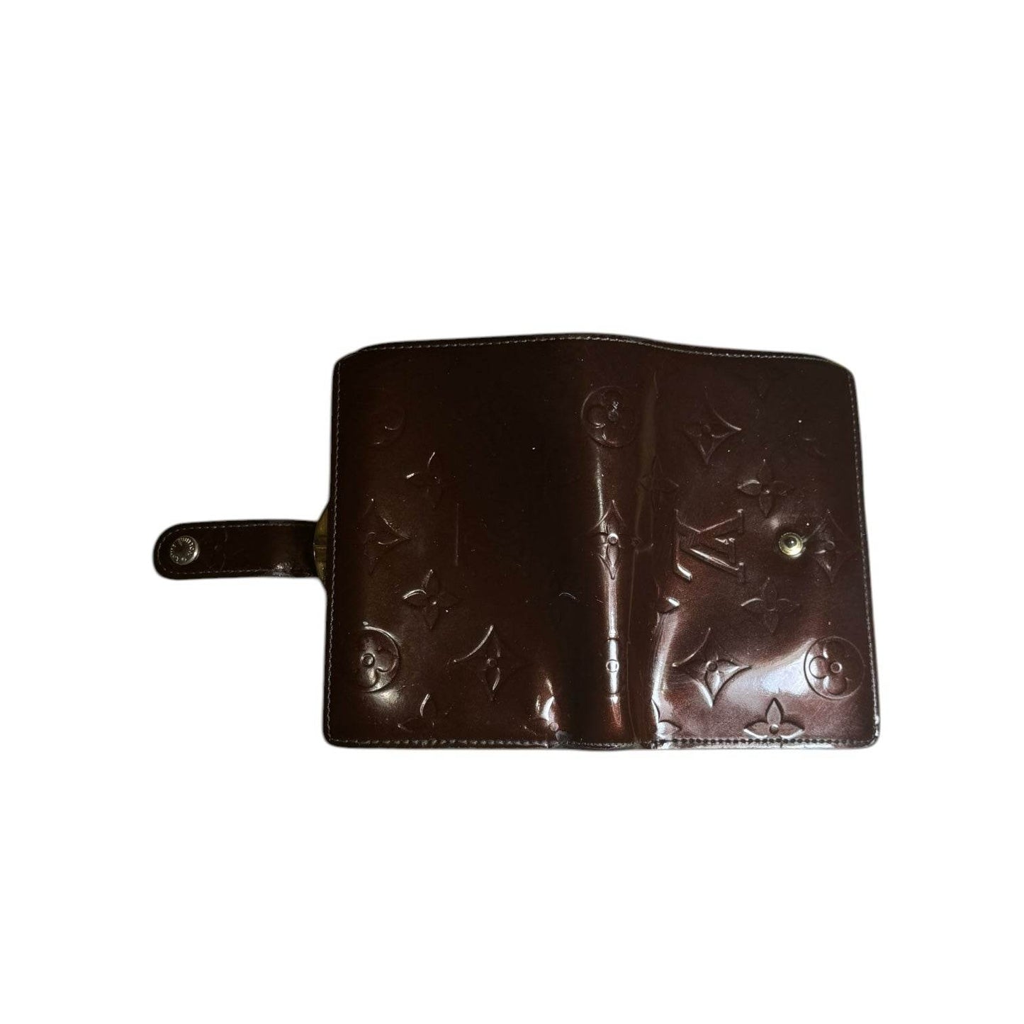 Louis Vuitton Vernice Red wallet in absolutely mint condition - Luxbrandz