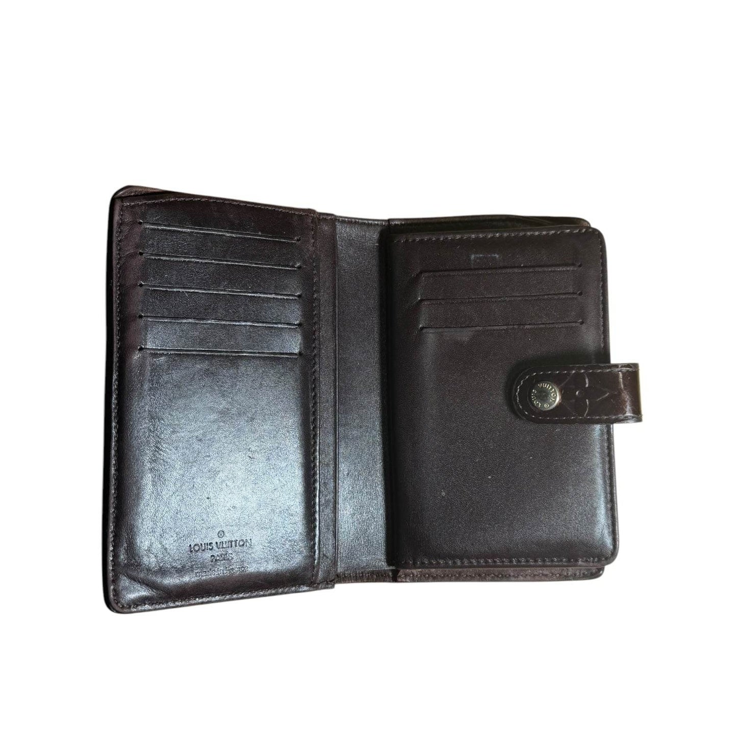 Louis Vuitton Vernice Red wallet in absolutely mint condition - Luxbrandz