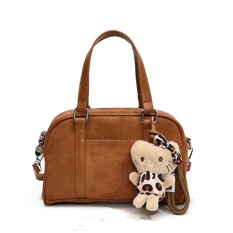 2024 Women’s Leopard Print Matte Handbag, Small Square Crossbody Shoulder Bag for Women - Luxbrandz