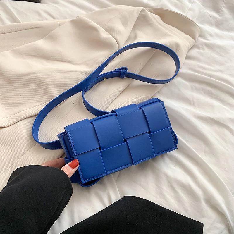 New Mini Trend Leather Woven Bags For Women Luxury Designer Small Handbags Shopper Evening Cross Shoulder Bag Bolsa Feminina - Luxbrandz