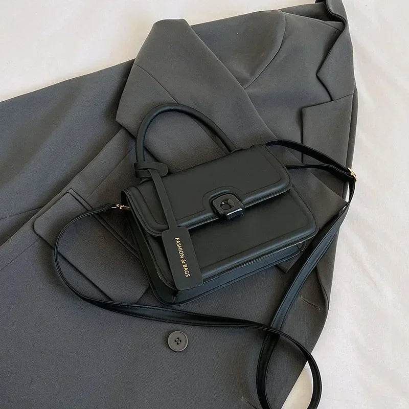 Women’s Leather Shoulder Bag 2024 Trend Brand Small Square Bags Luxury Designer Handbag Fashion Crossbody Messenger Bag Tote Bag - Luxbrandz