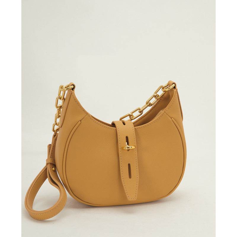 Western Style Leather Light Luxury Saddle Bag - Luxbrandz