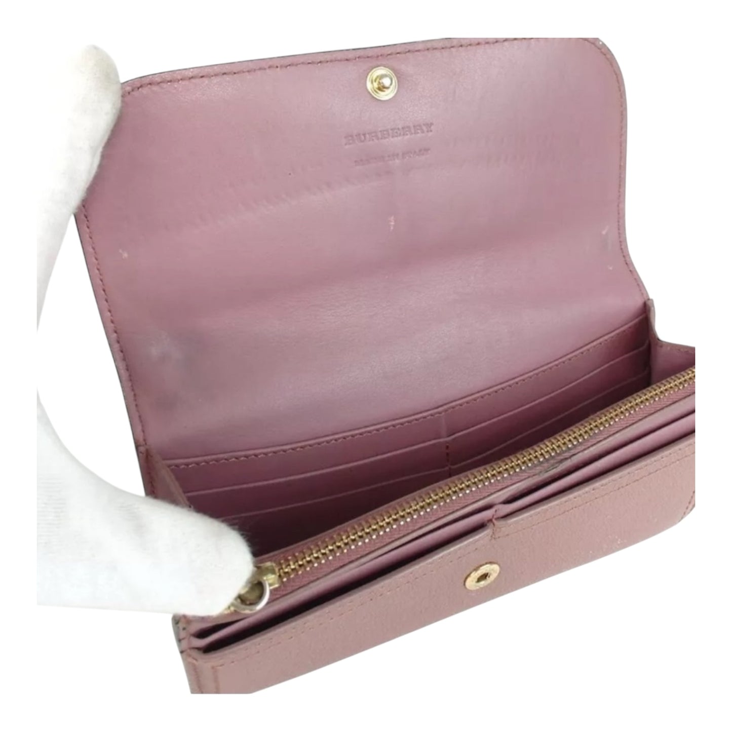 Burberry Leather Walket in Pink Leather NWOT Condition