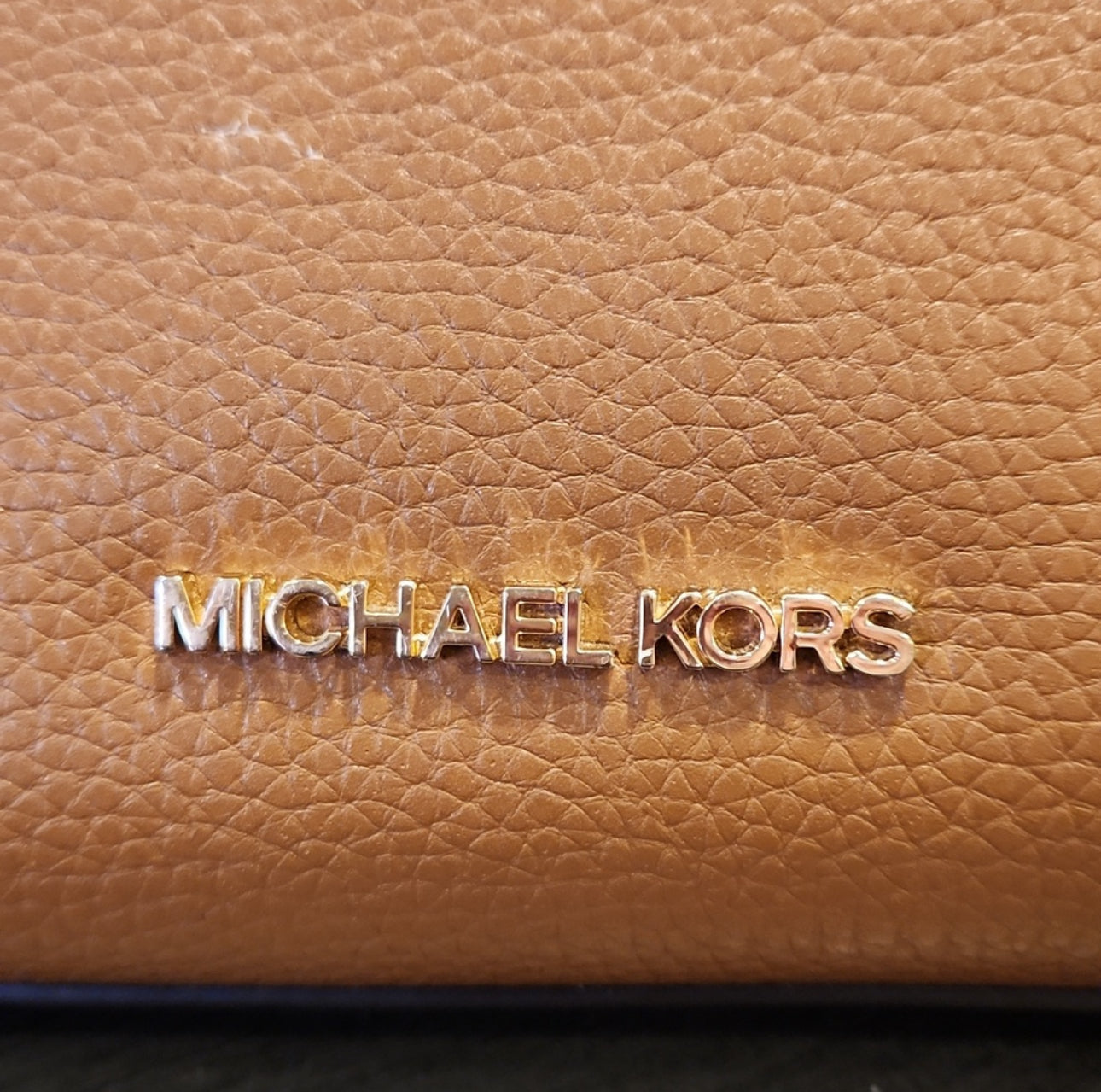 Michael Kors Hamilton Small Satchel Shoulder Crossbody Bag Honey Comb Color