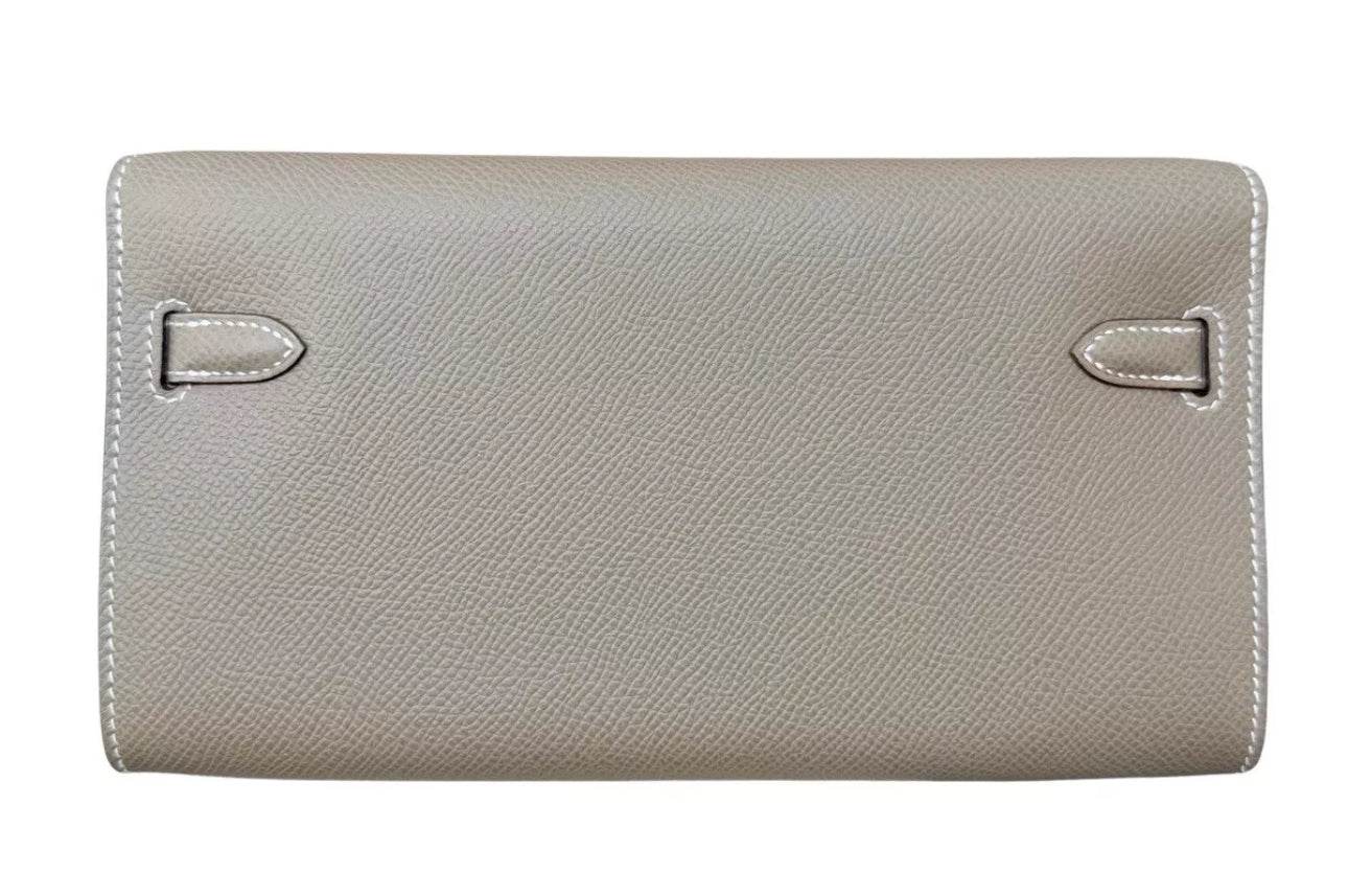 Hermès Kelly To Go Wallet Etoupe 2024 Brand New - Luxbrandz